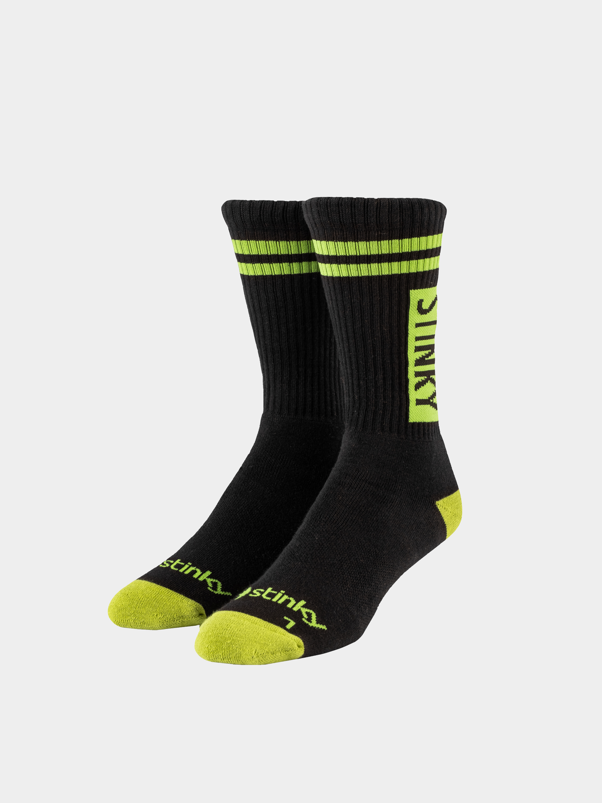 Skarpetki Stinky Socks Stamp (black/green)