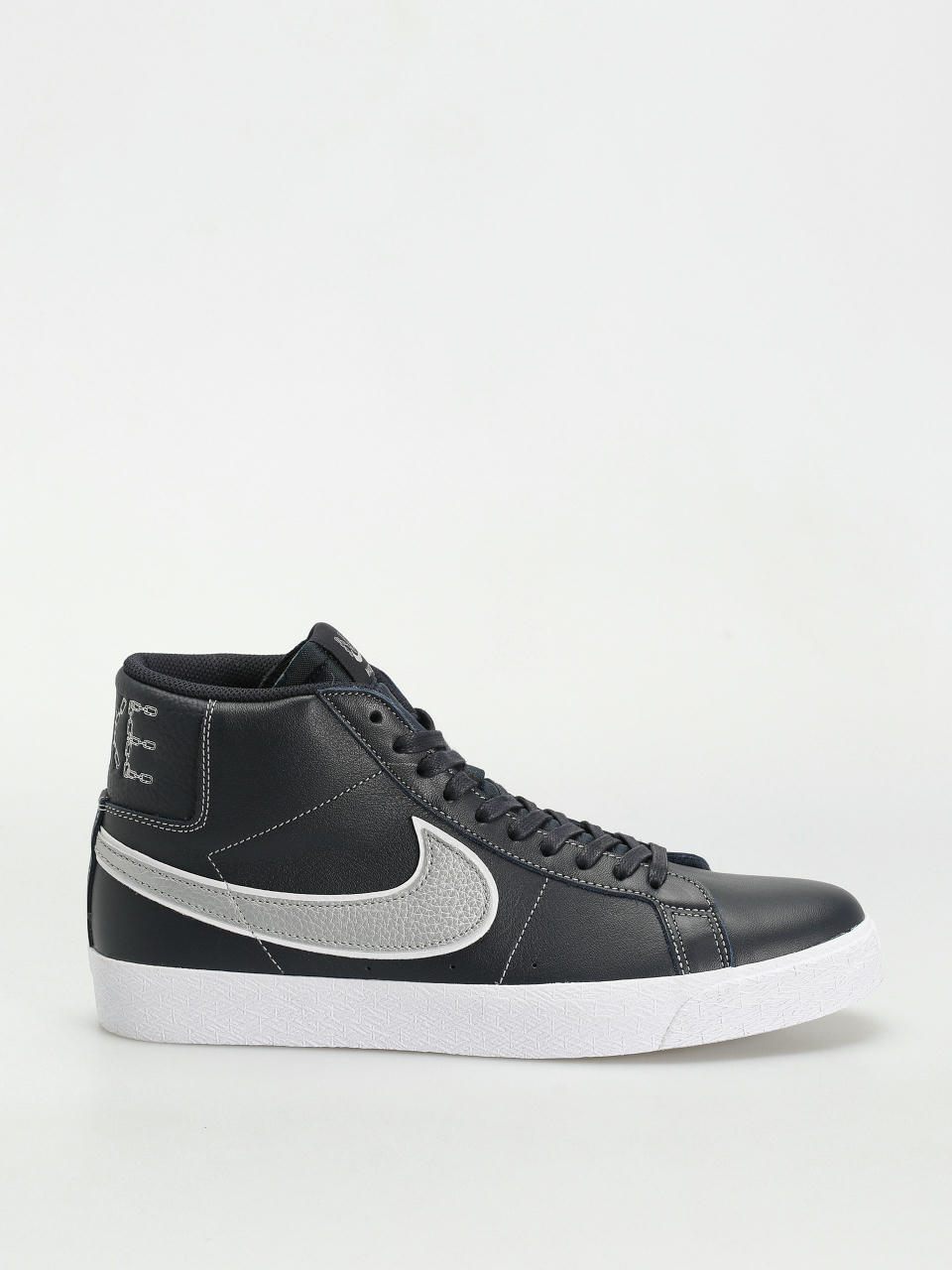 Buty Nike SB Zoom Blazer Mid Mason Silva QS (dark obsidian/metallic silver white)