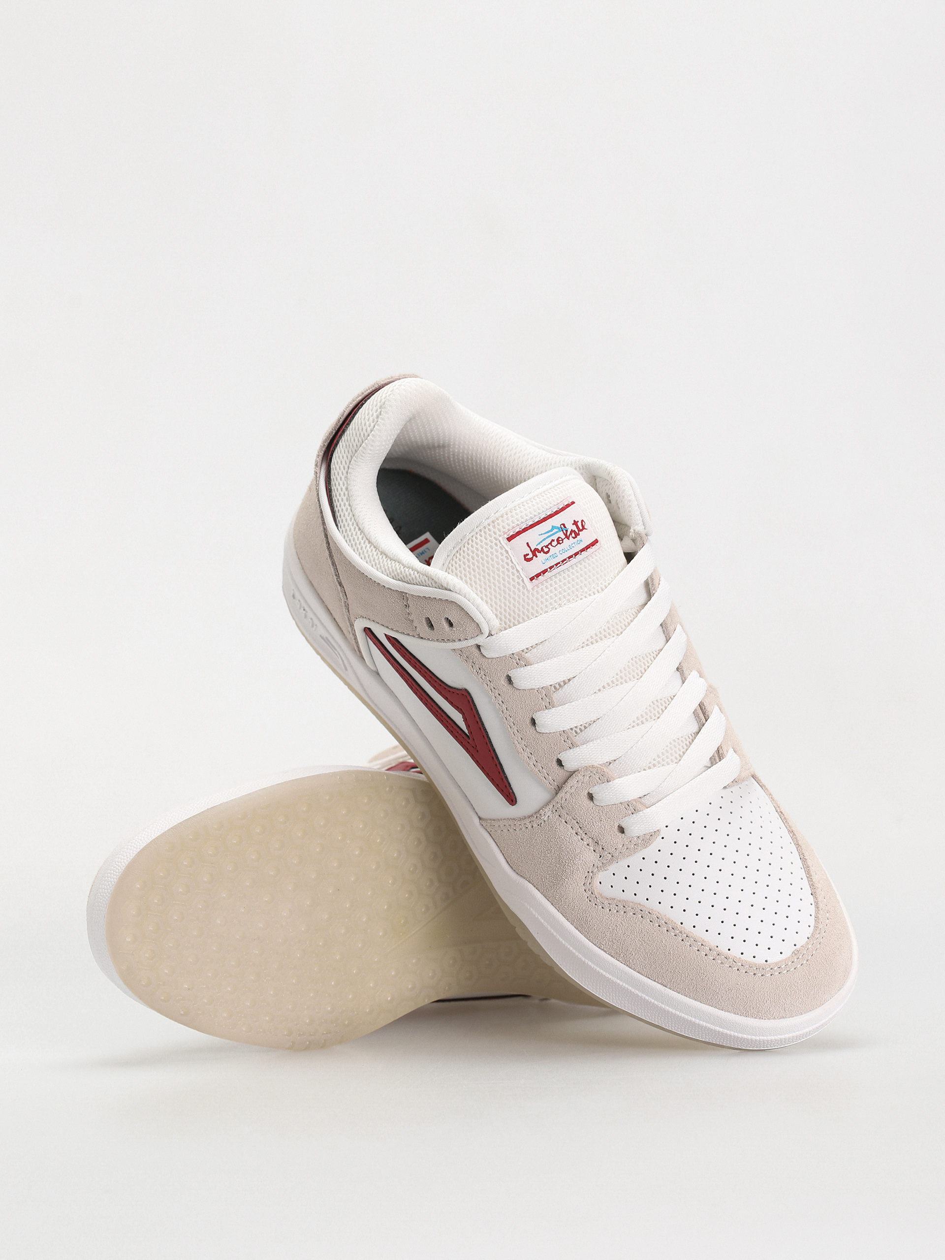 Buty Lakai Telford Low x Chocolate (white red)