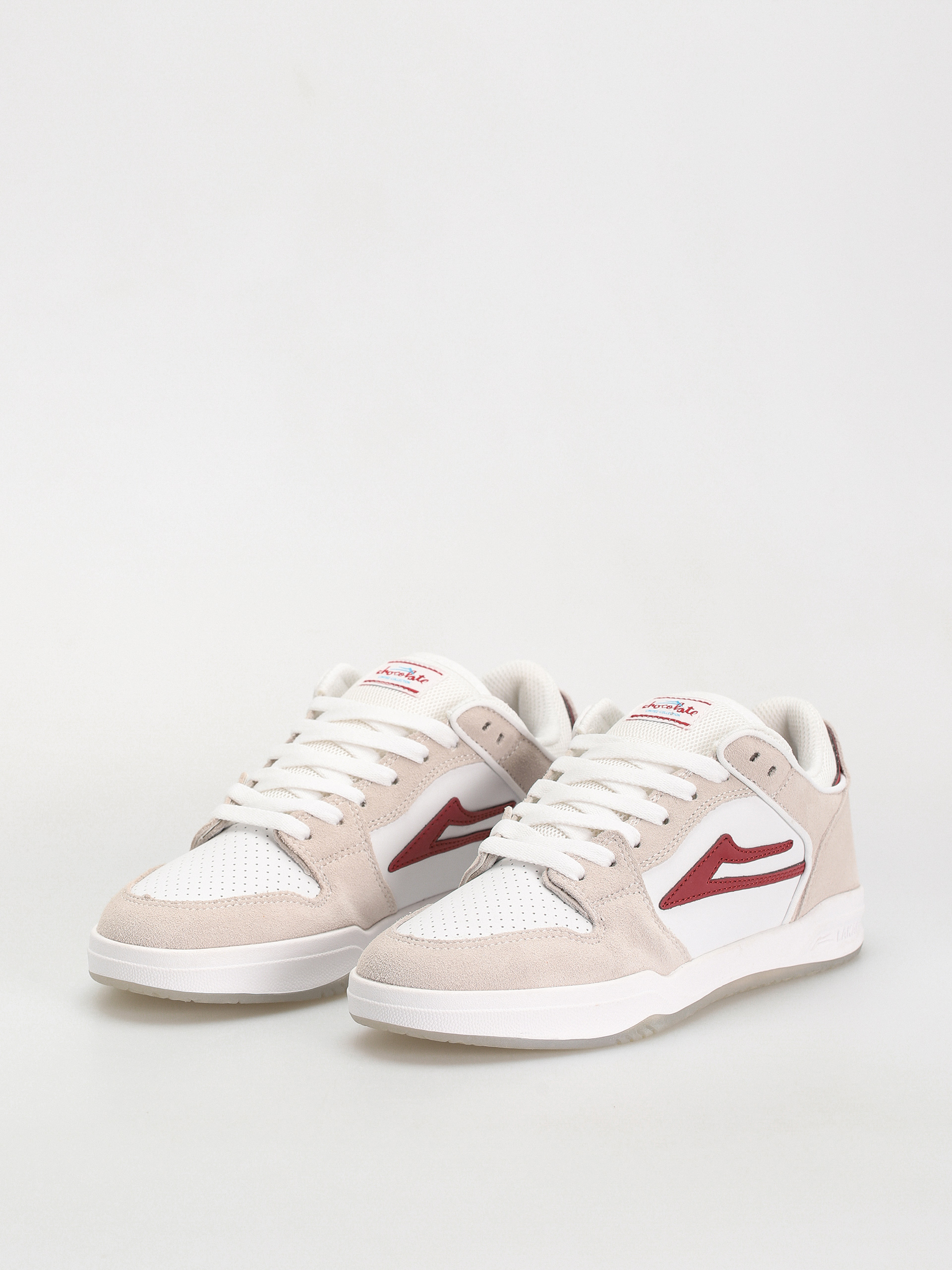 Buty Lakai Telford Low x Chocolate (white red)