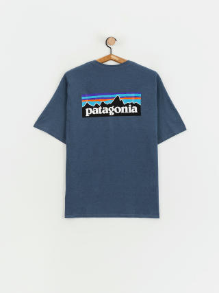 T-shirt Patagonia P-6 Logo Responsibili (utility blue)