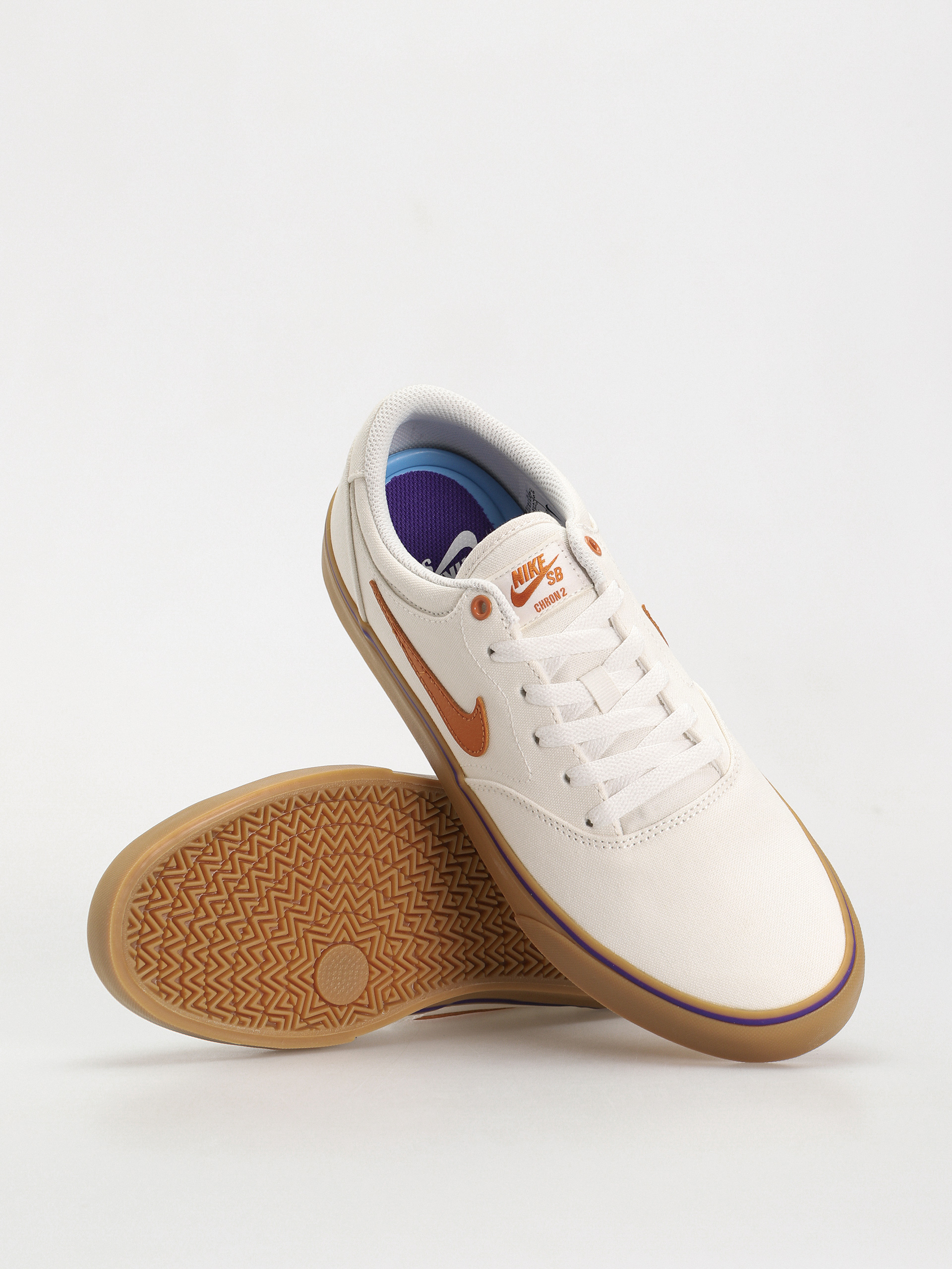 Buty Nike SB Chron 2 Canvas (summit white/monarch summit white)