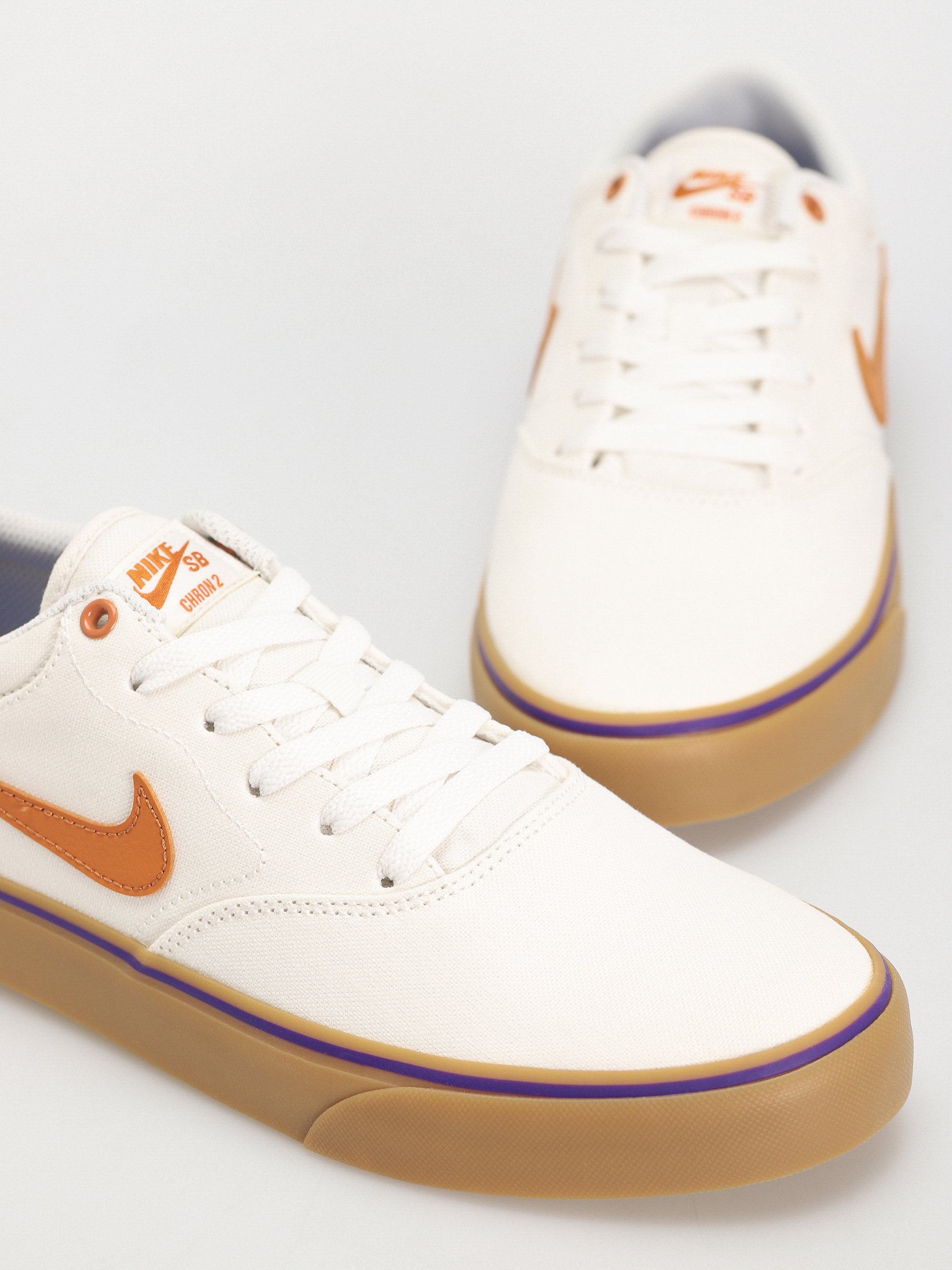 Buty Nike SB Chron 2 Canvas (summit white/monarch summit white)