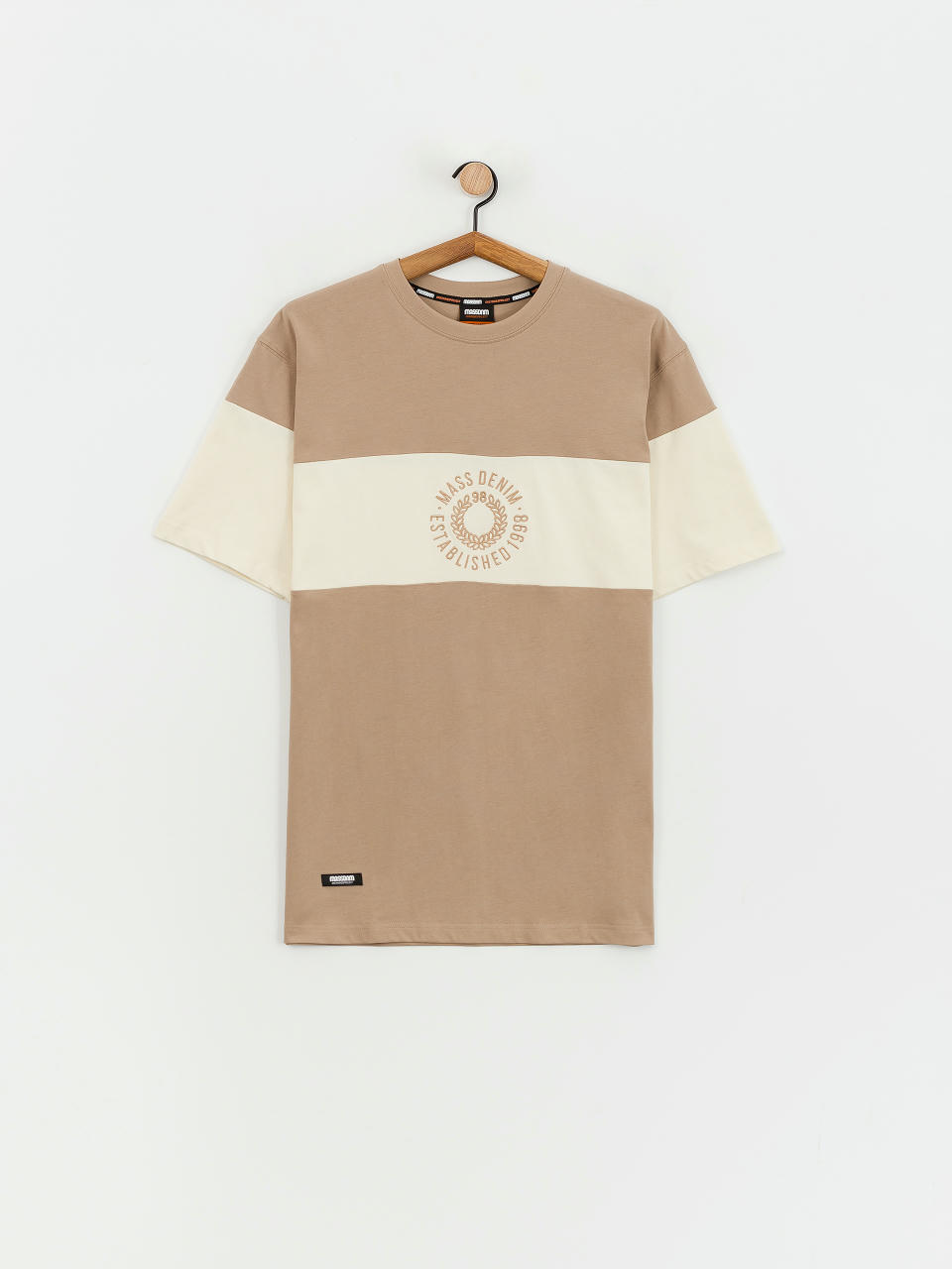 T-shirt MassDnm Elementary (beige/off white)