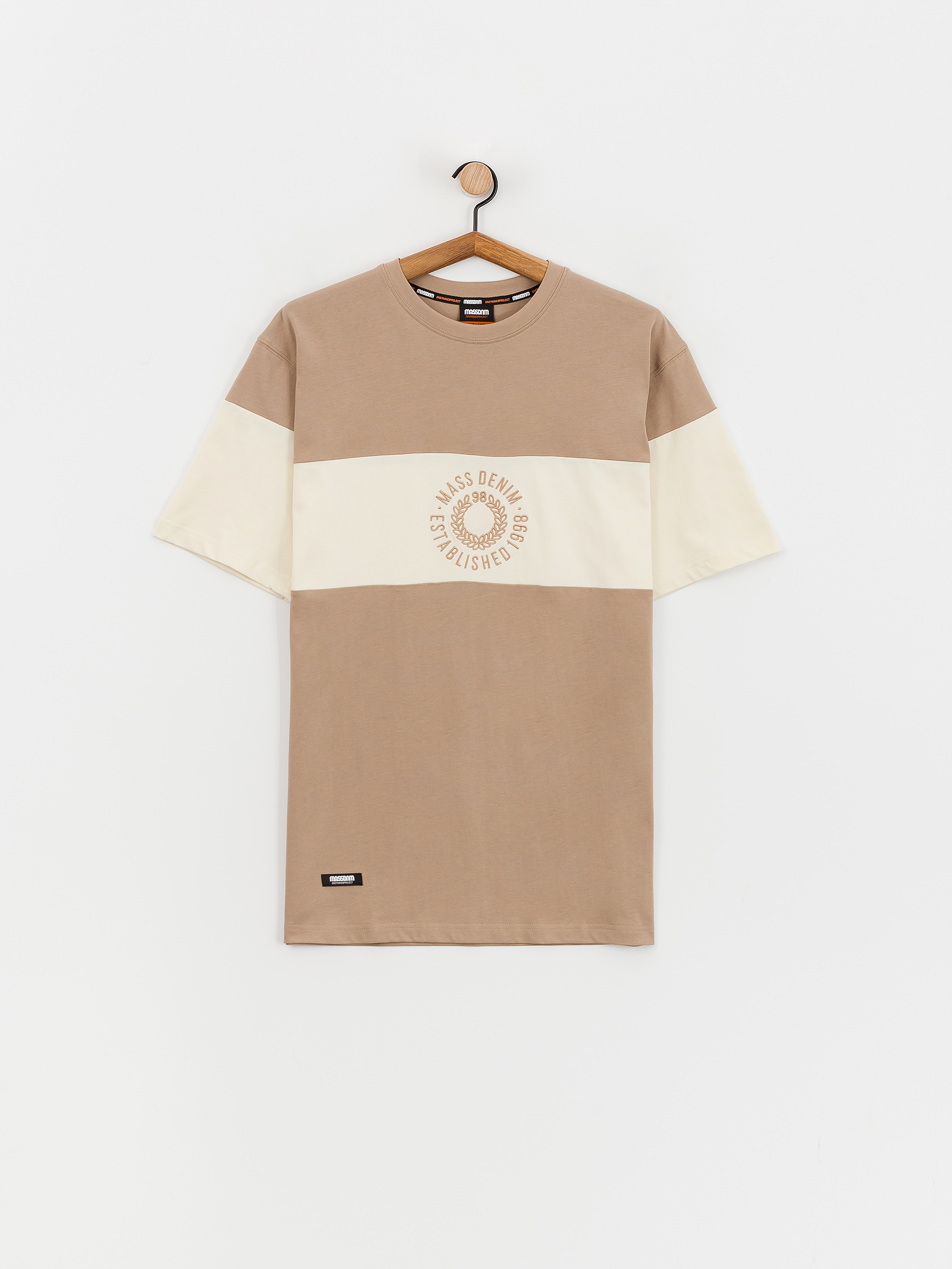 T-shirt MassDnm Elementary (beige/off white)