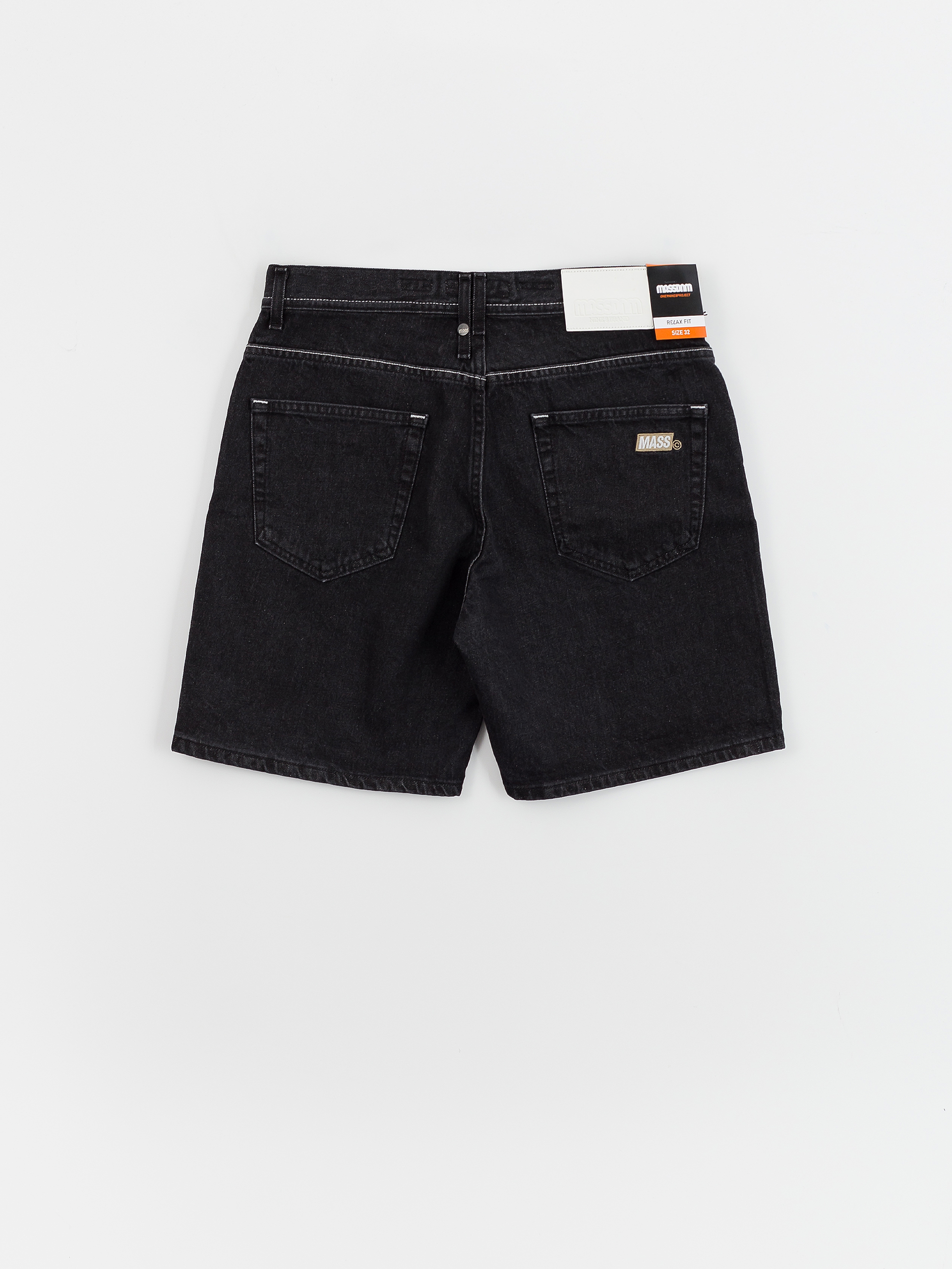 Szorty MassDnm Jeans Box (black washed)