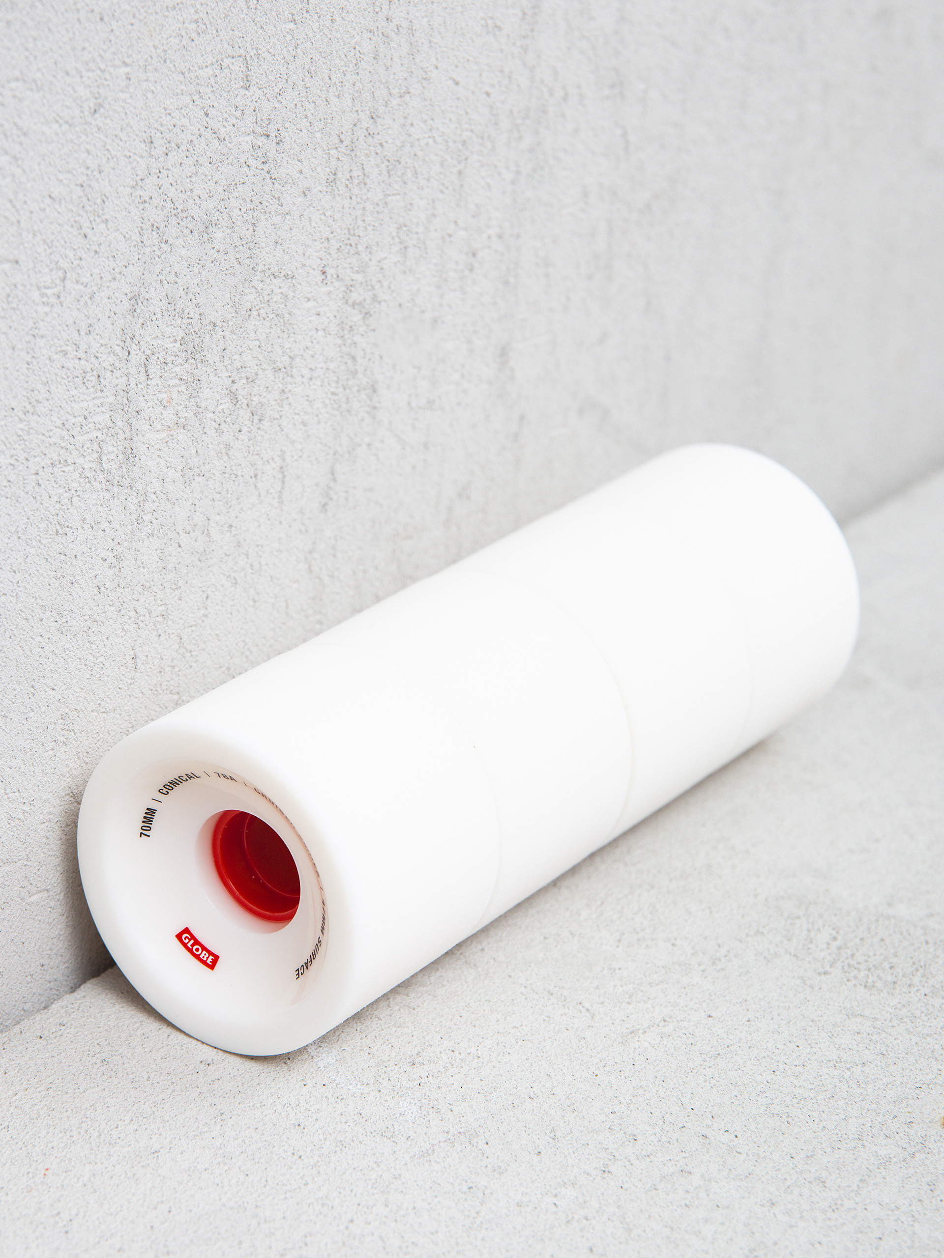 Kółka Globe Conical Cruiser (white/red)