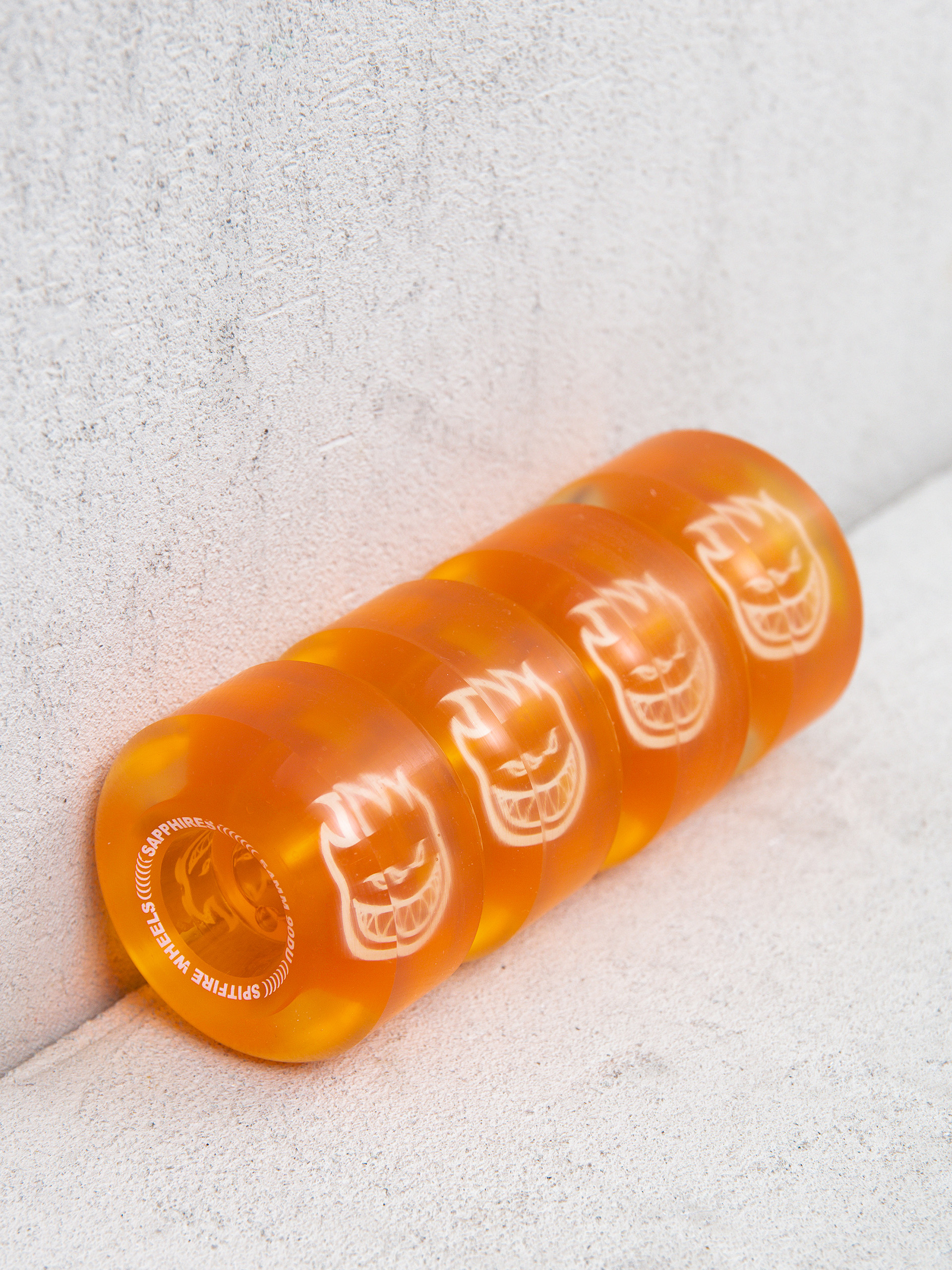 Kółka Spitfire 90D Radials Sapphire (clear/orange)