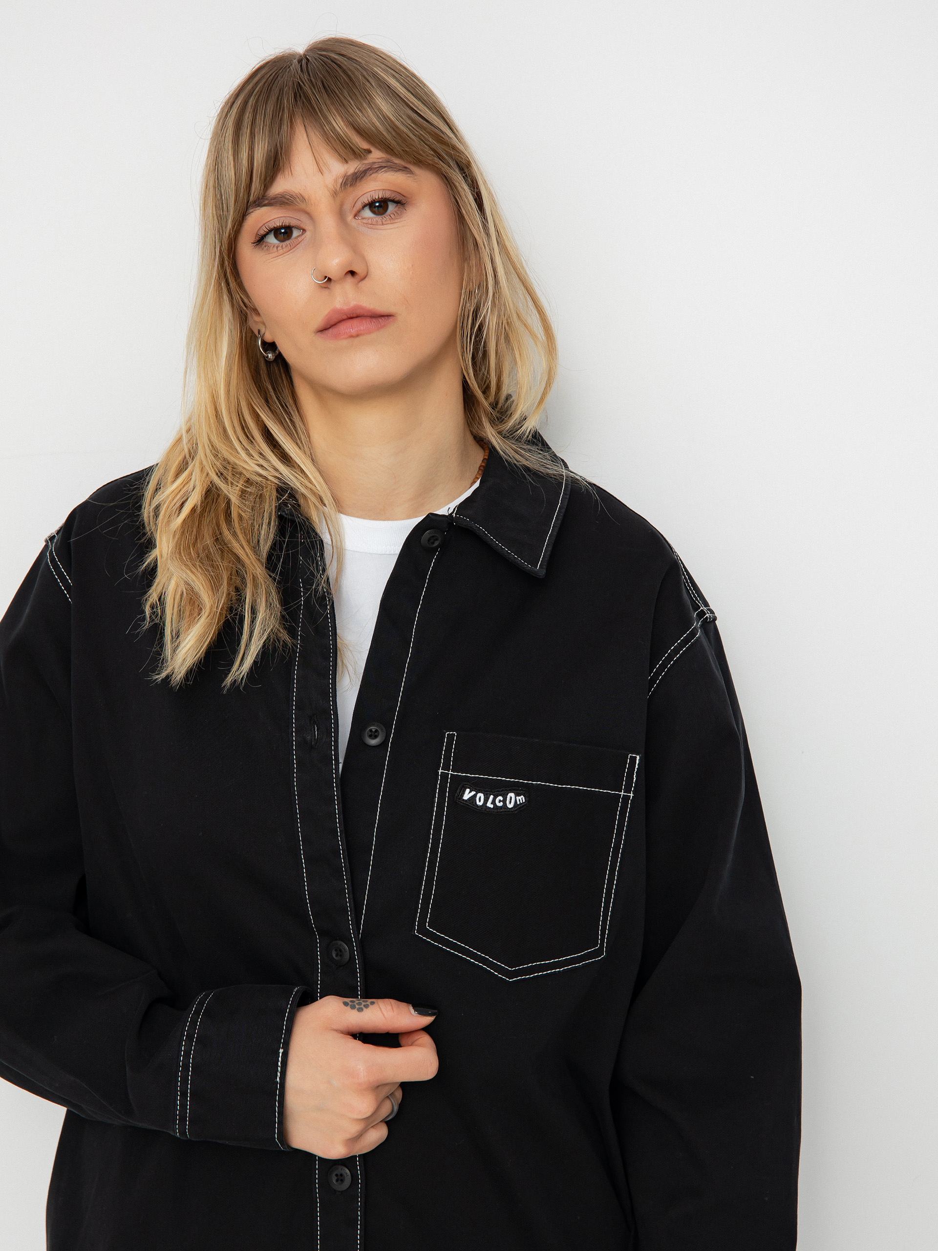 Koszula Volcom Stone Kraft Shirt Ls Wmn (black)