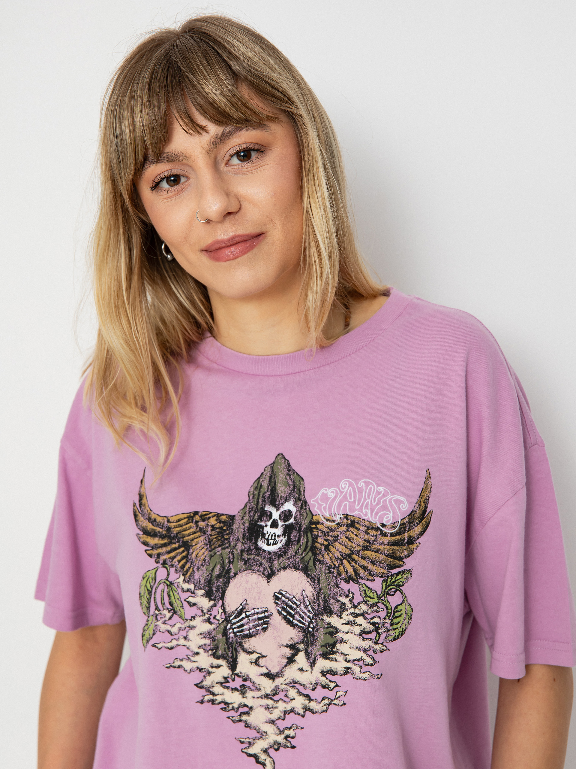 T-shirt Vans Scorn Oversized Wmn (smoky grape)