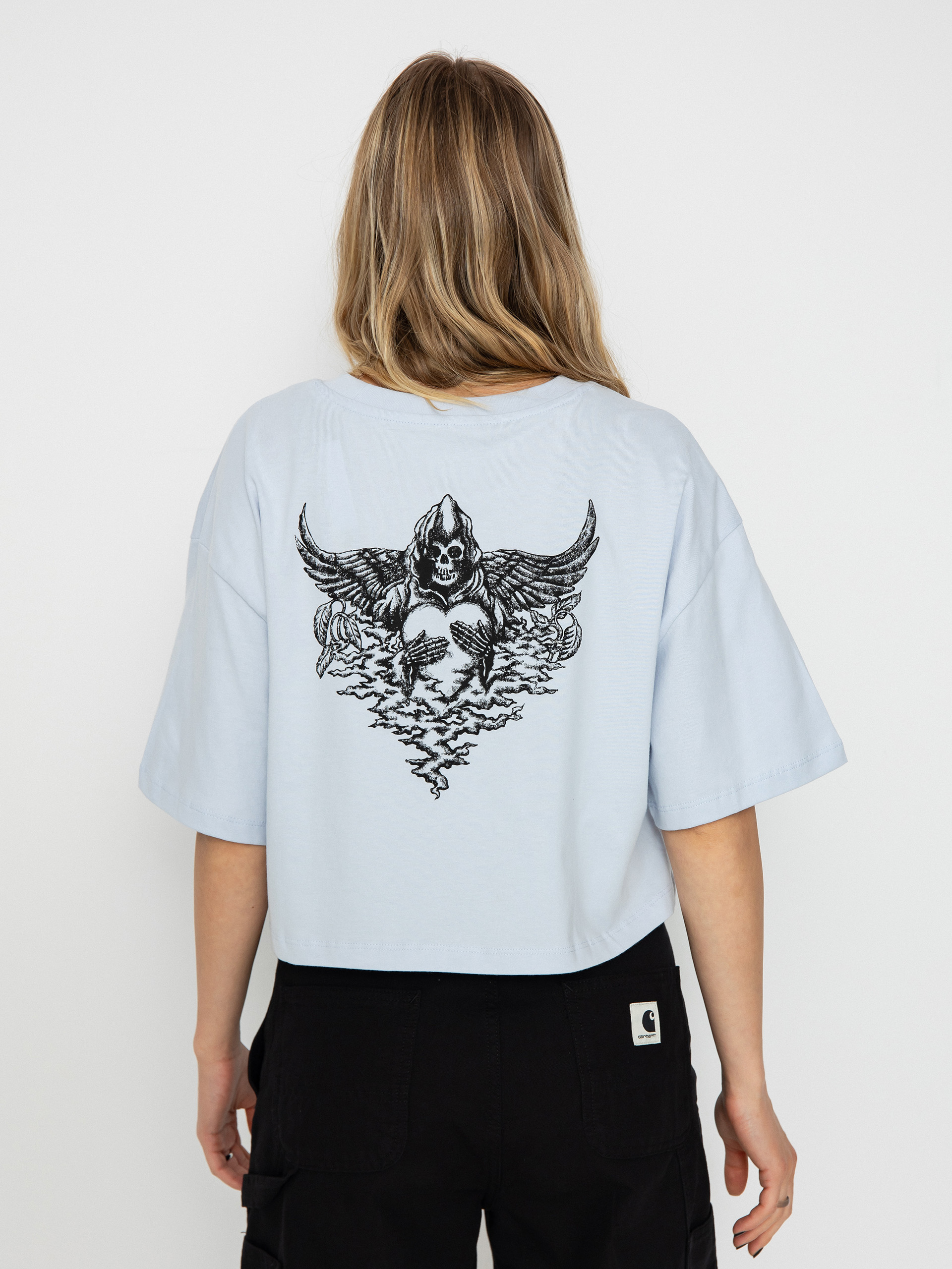 T-shirt Vans Vexed Relax Crop Wmn (halogen blue)