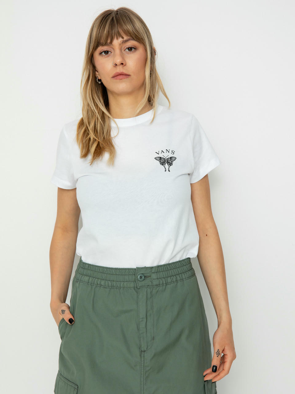 T-shirt Vans Catchers Club Mini Wmn (white)