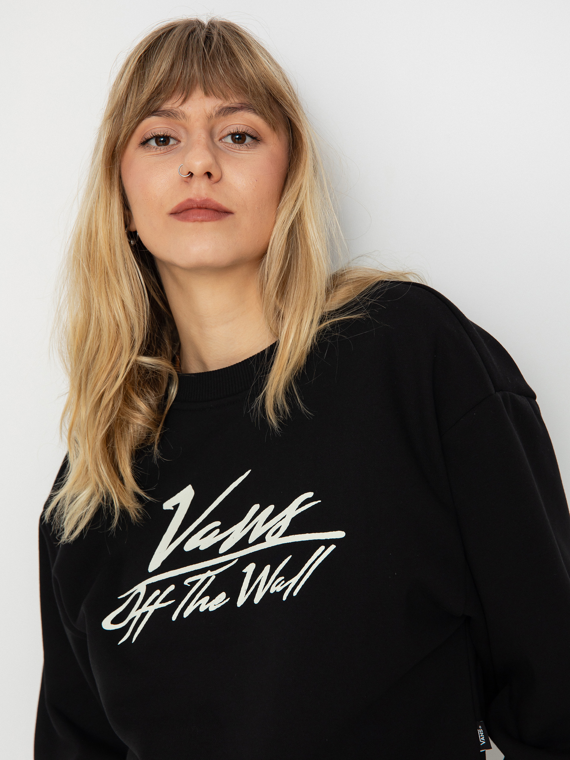 Bluza Vans Go Anyplace Crop Crew Wmn (black)