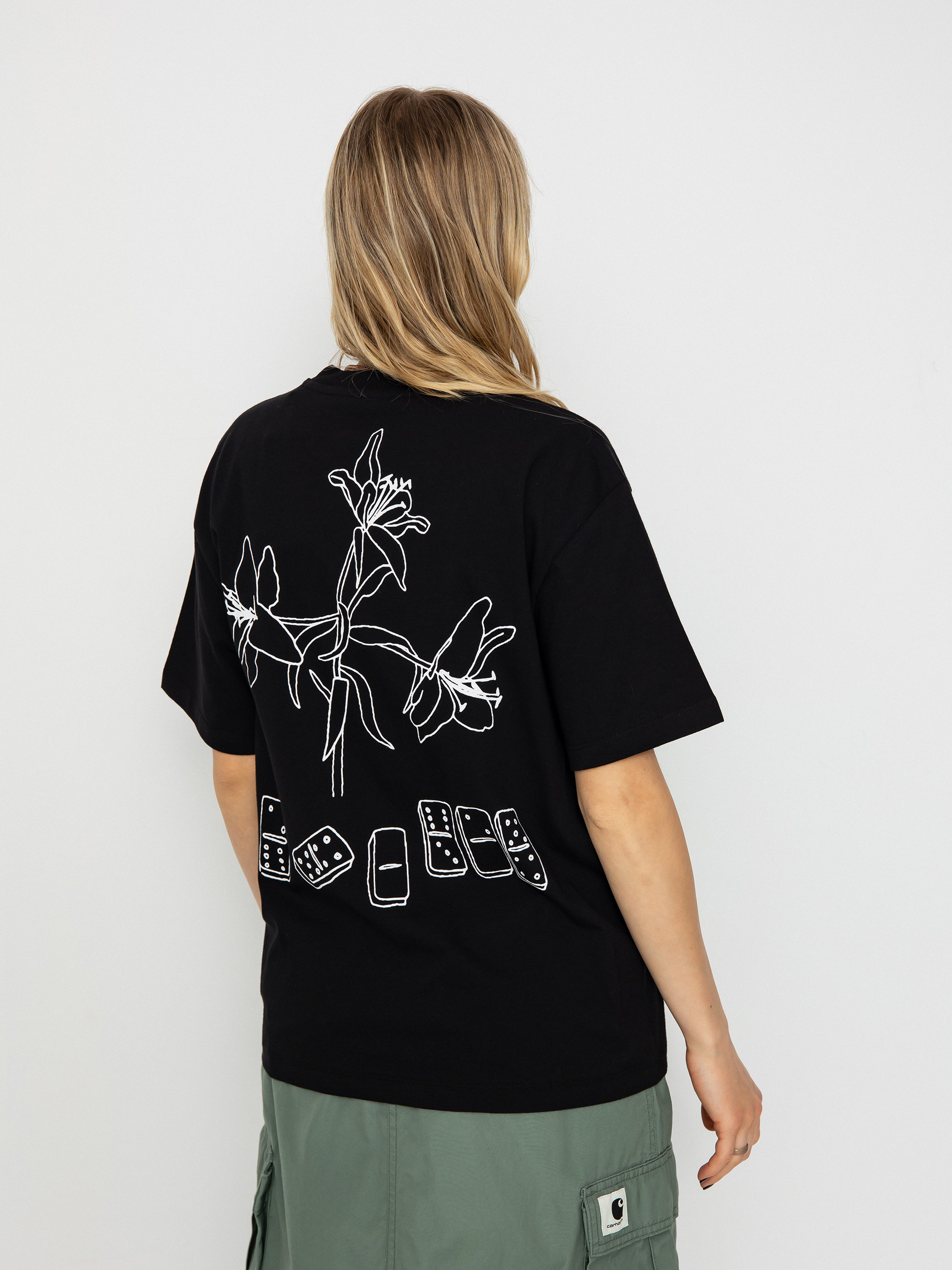 T-shirt Carhartt WIP Isis Maria Lunch Wmn (black/white)