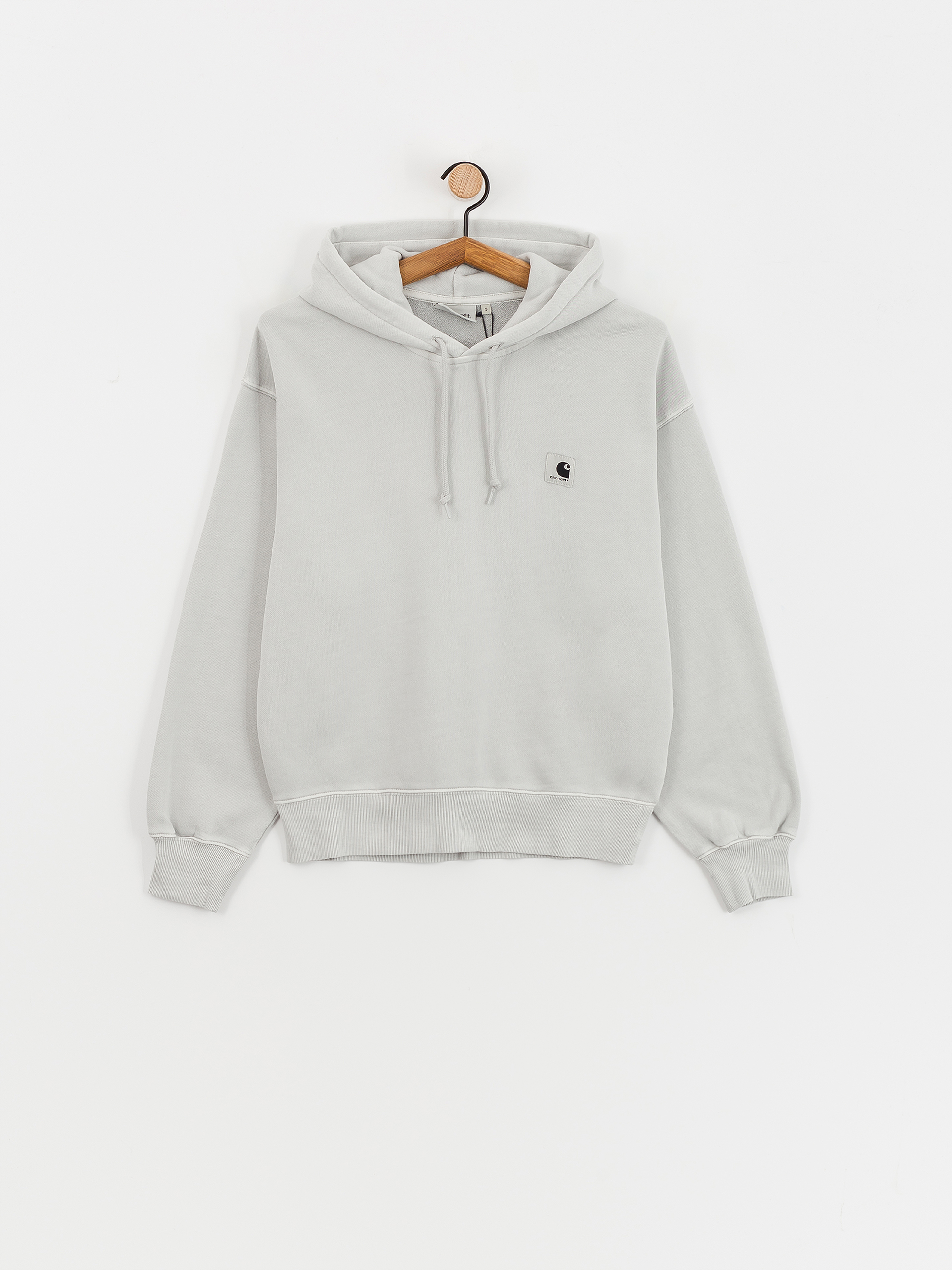 Bluza z kapturem Carhartt WIP Nelson HD Wmn (sonic silver)