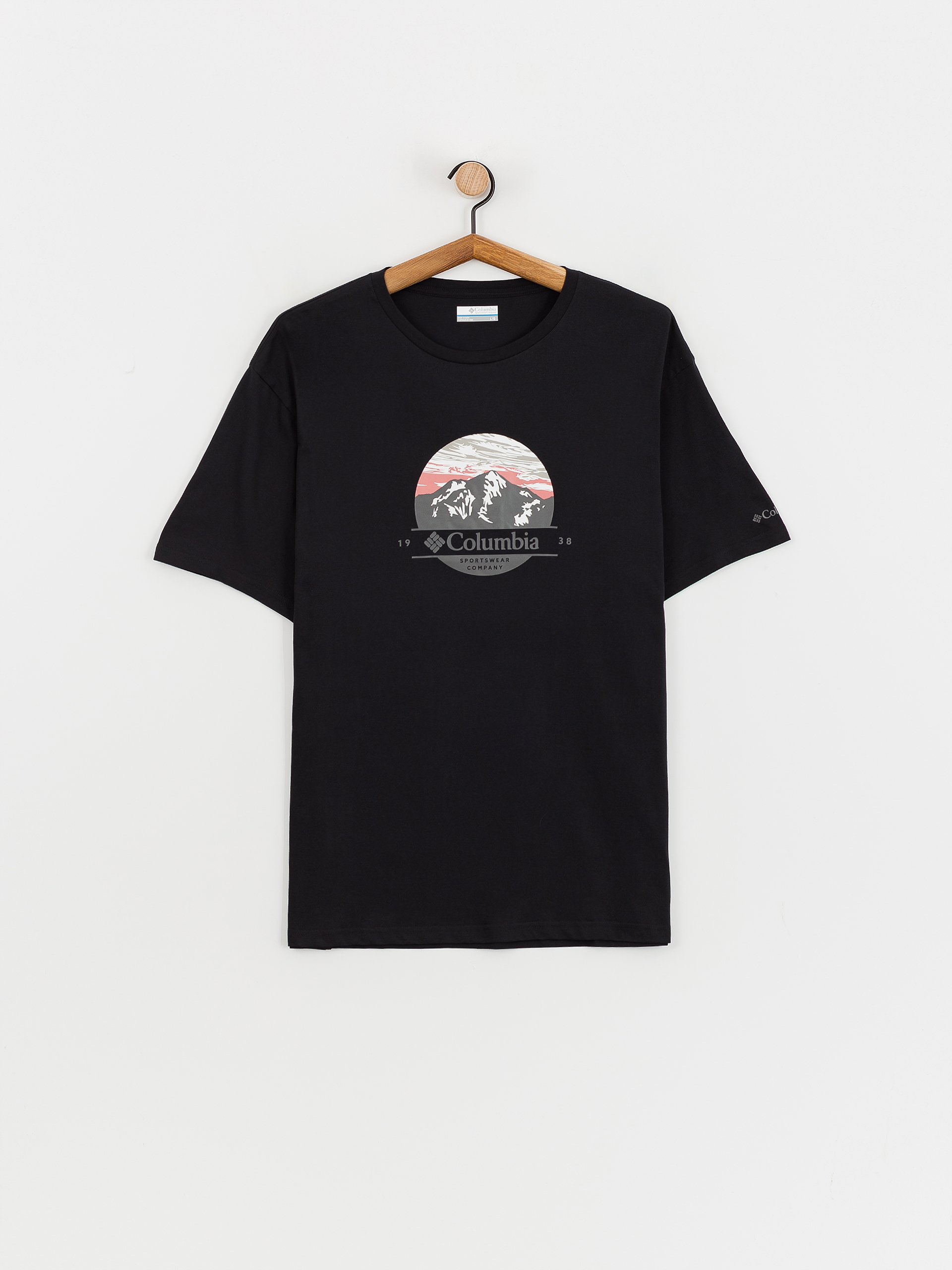 T-shirt Columbia Path Lake II (black/scoped view)