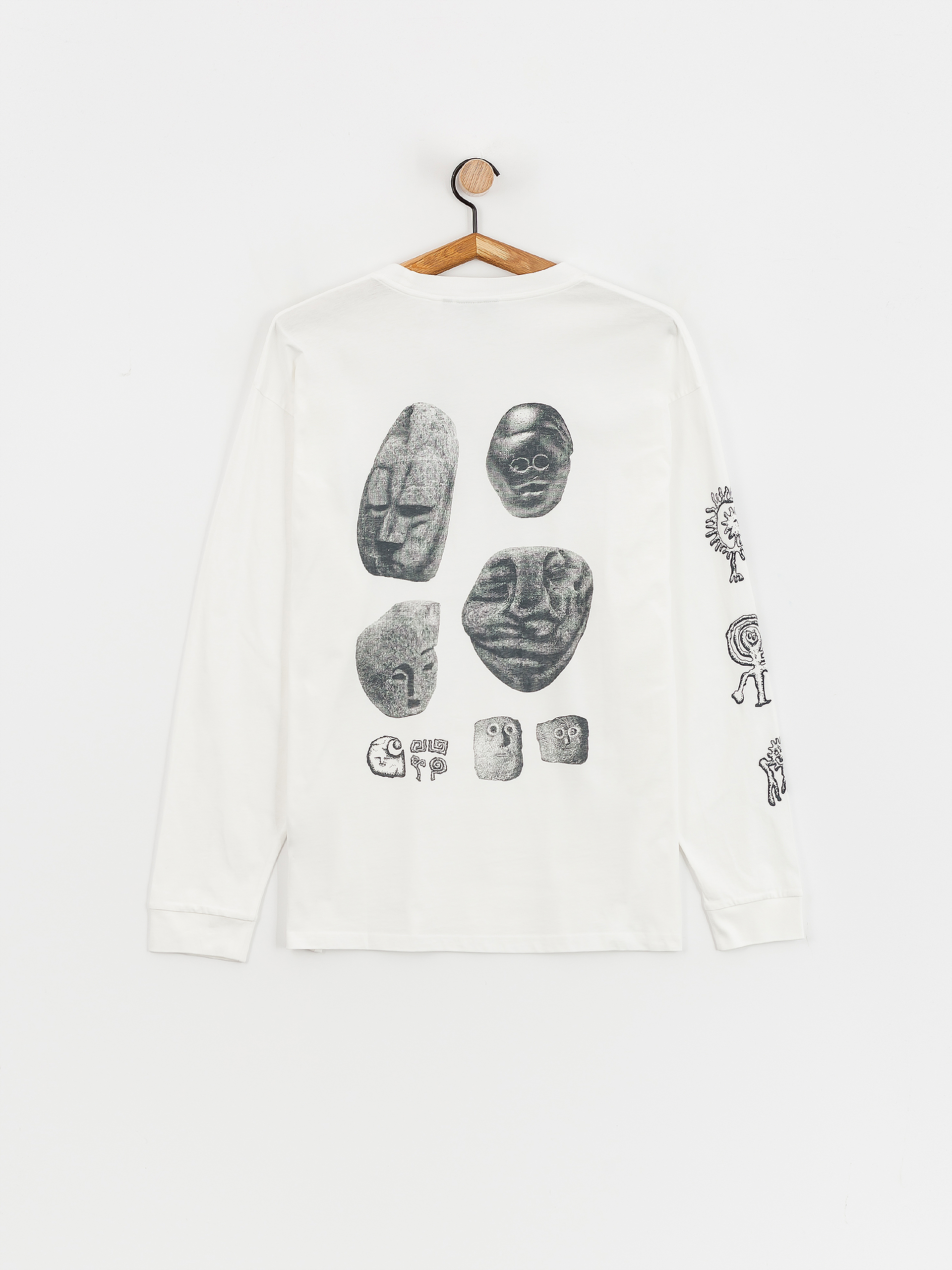 Longsleeve Carhartt WIP Mimetolith (white/flint)