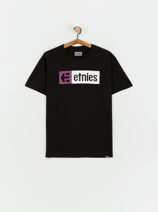 T-shirt Etnies New Box (black/purple)
