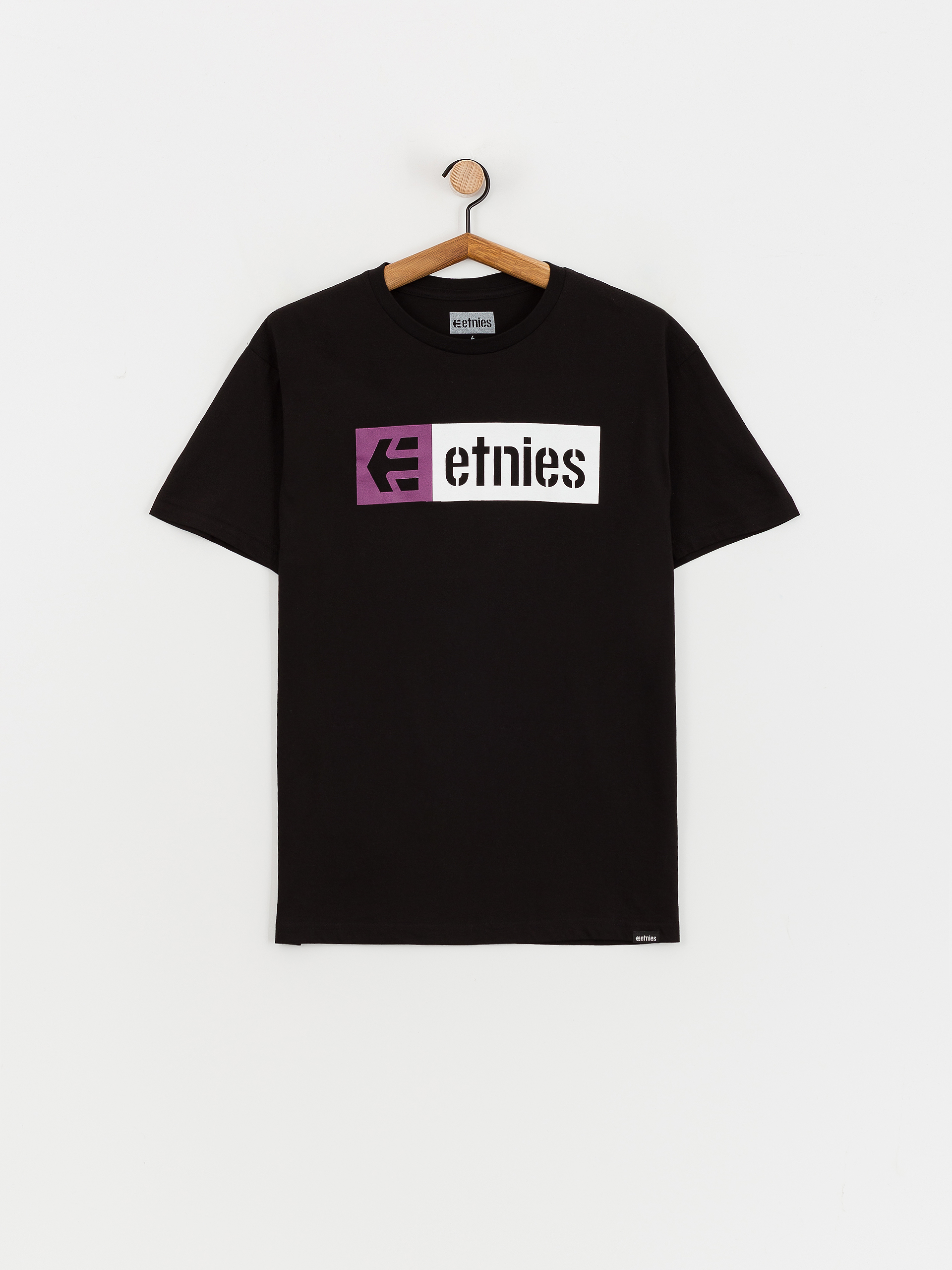 T-shirt Etnies New Box (black/purple)