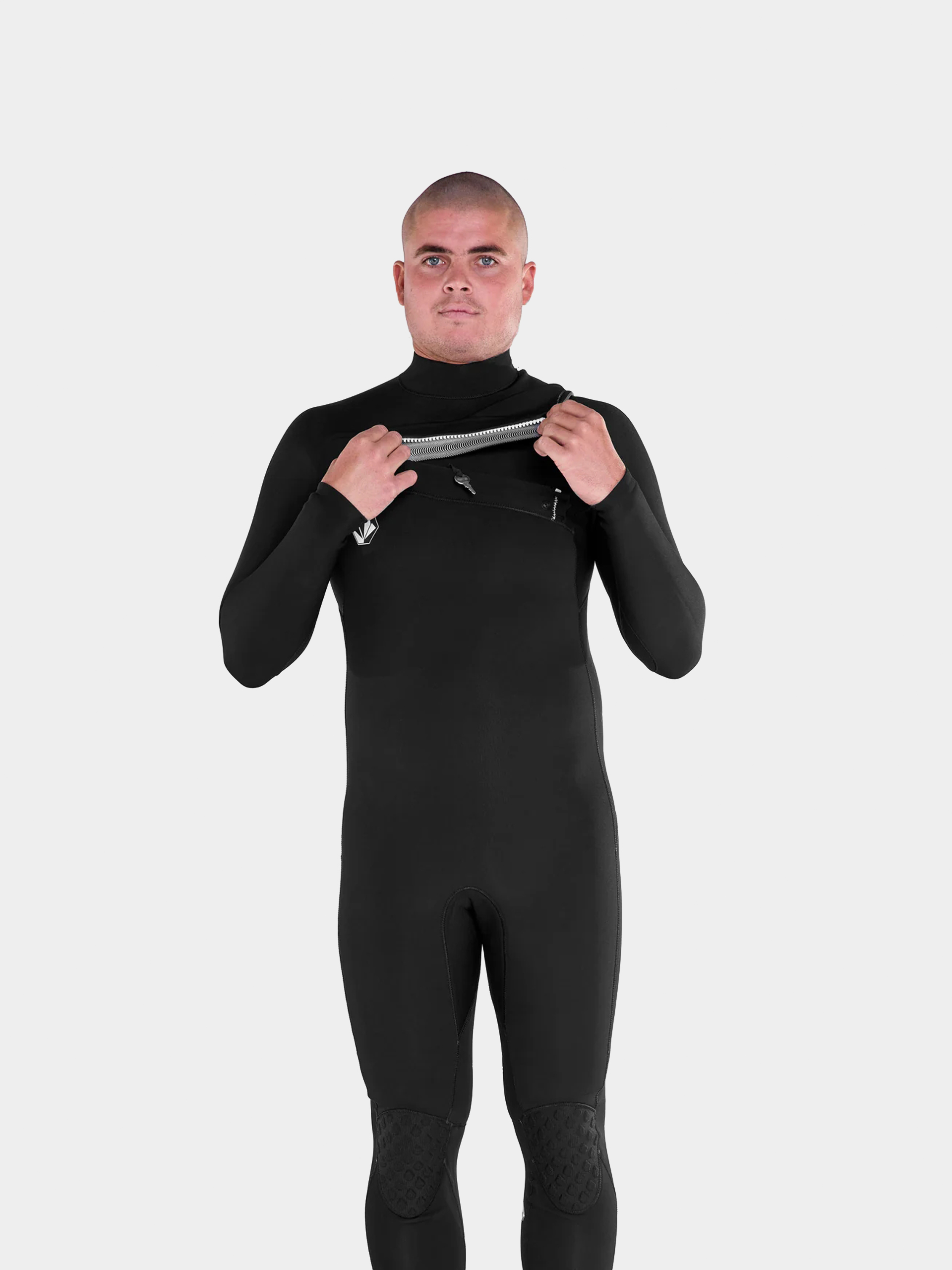Pianka Volcom 4/3Mm Chest Zip Fullsuit (black)
