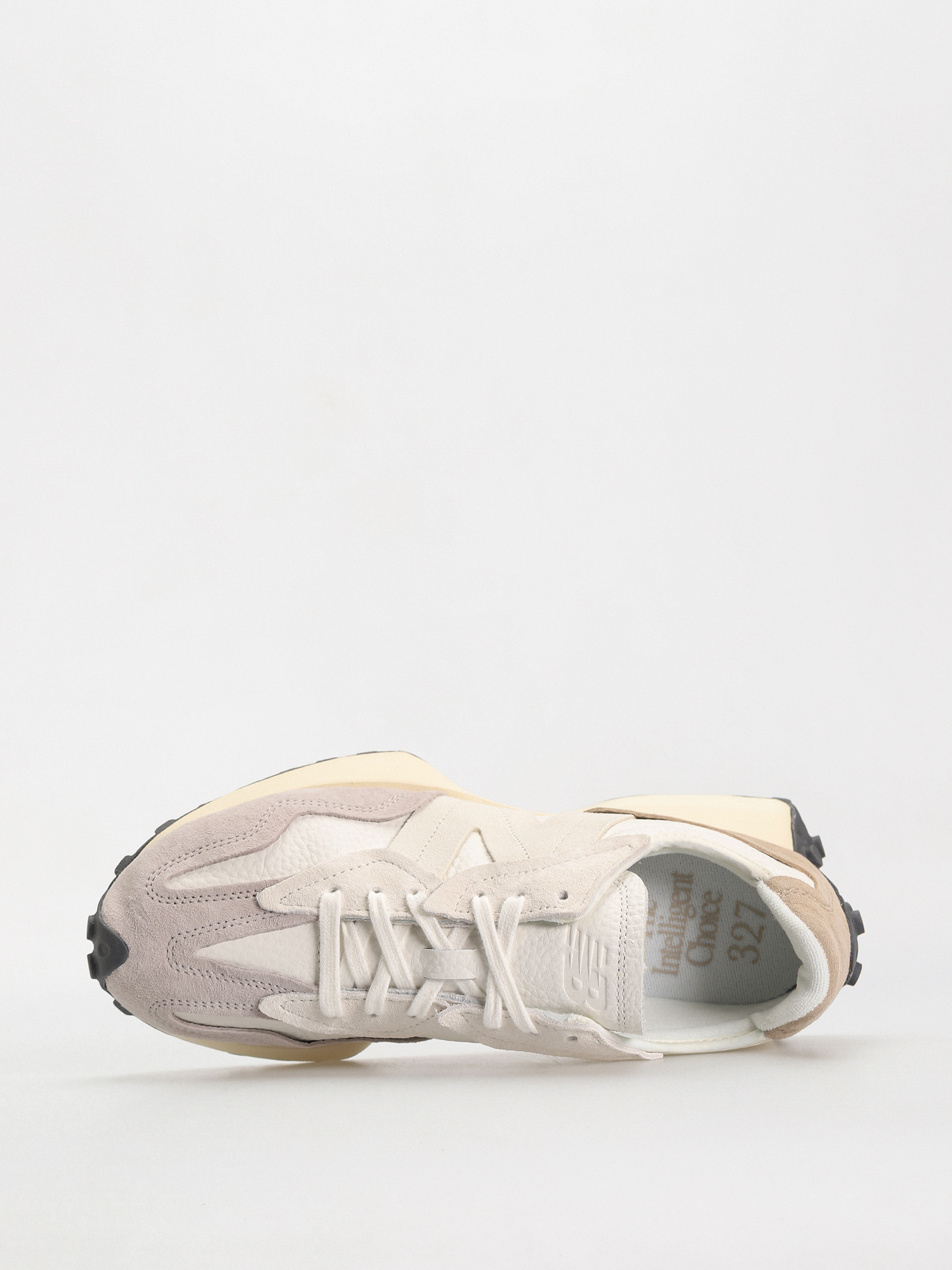 Buty New Balance 327 - brązowy (sea salt brown)
