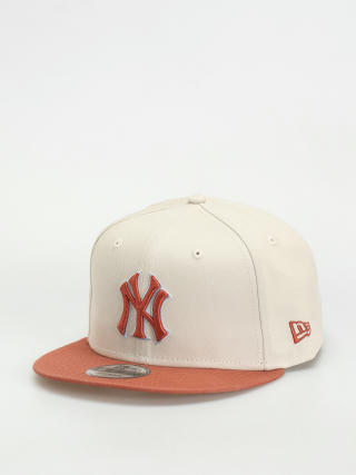 Czapka z daszkiem New Era MLB Patch 9Fifty New York Yankees (ivory/terracotta)