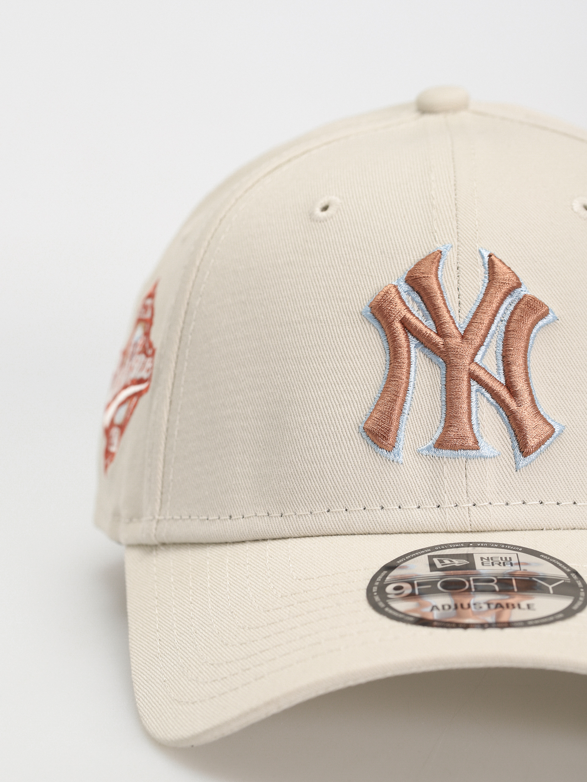 Czapka z daszkiem New Era MLB Patch 9Forty New York Yankees (beige)