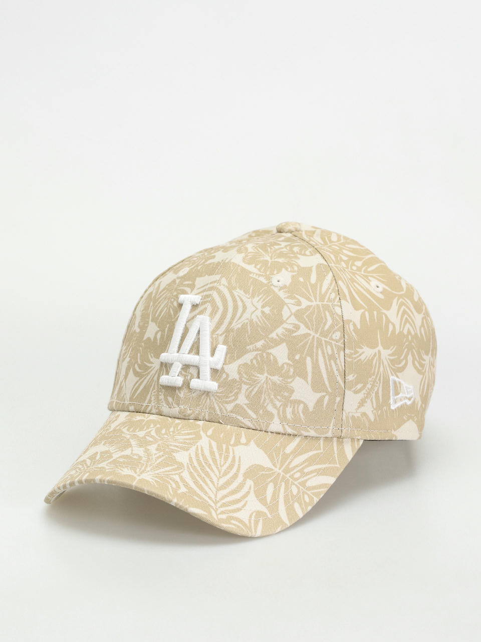 Czapka z daszkiem New Era MLB Summer AOP 9Forty Los Angeles Dodgers (ivory/brown)