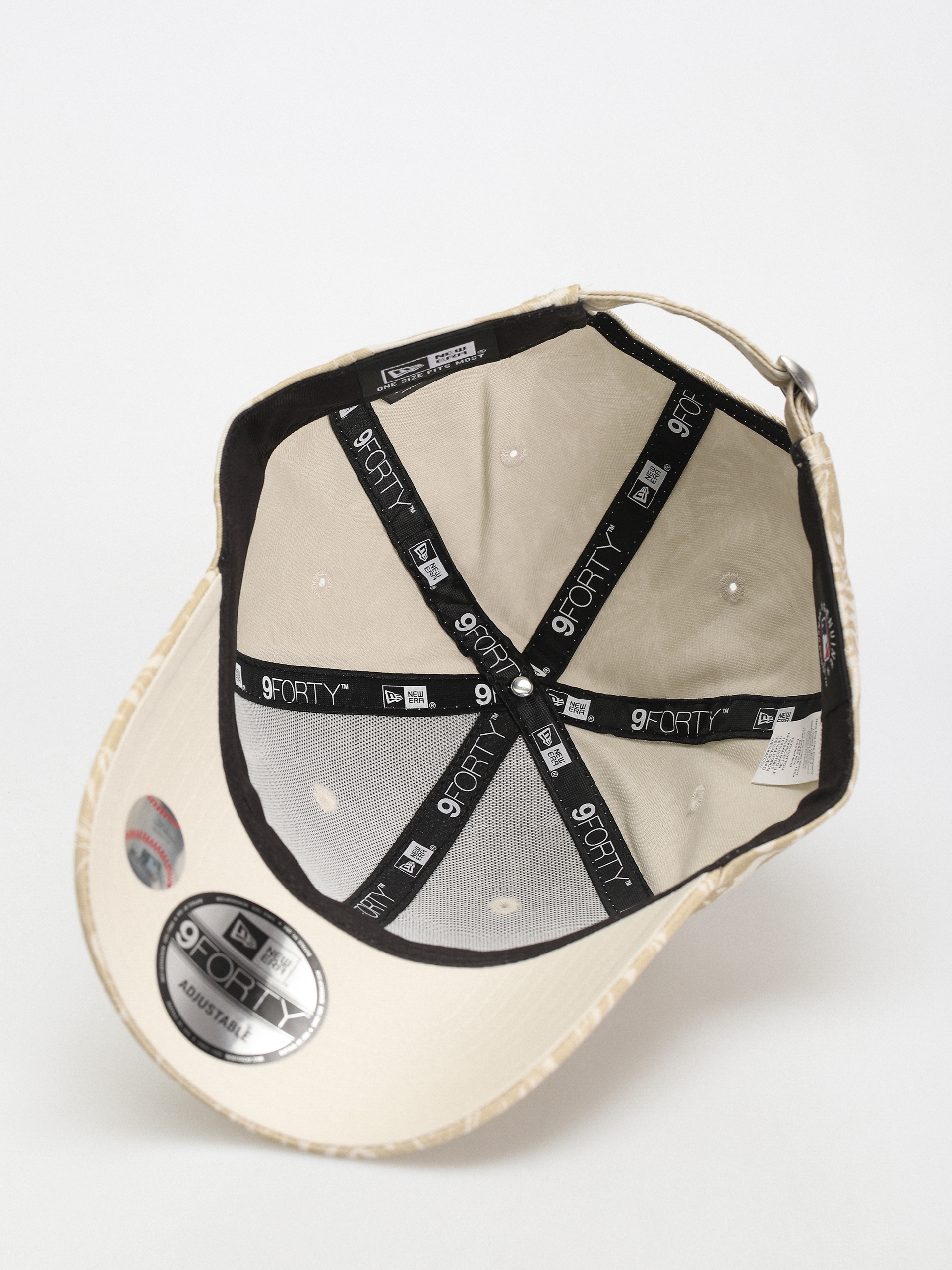 Czapka z daszkiem New Era MLB Summer AOP 9Forty Los Angeles Dodgers (ivory/brown)