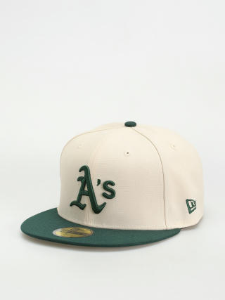 Czapka z daszkiem New Era Team Colour 59Fifty Oakland Athletics (ivory/green)