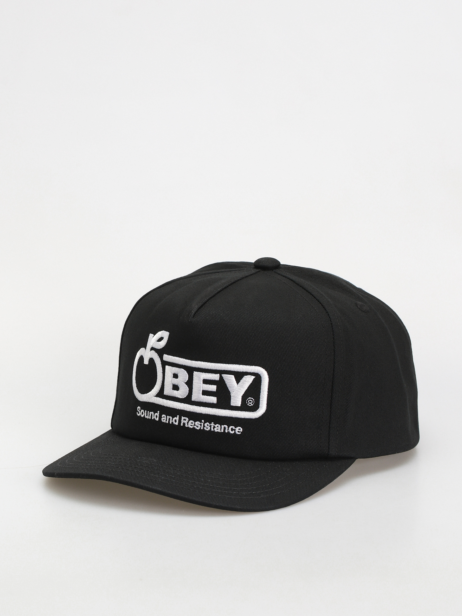 Czapka z daszkiem OBEY Sound Twill 5 Panel (black)