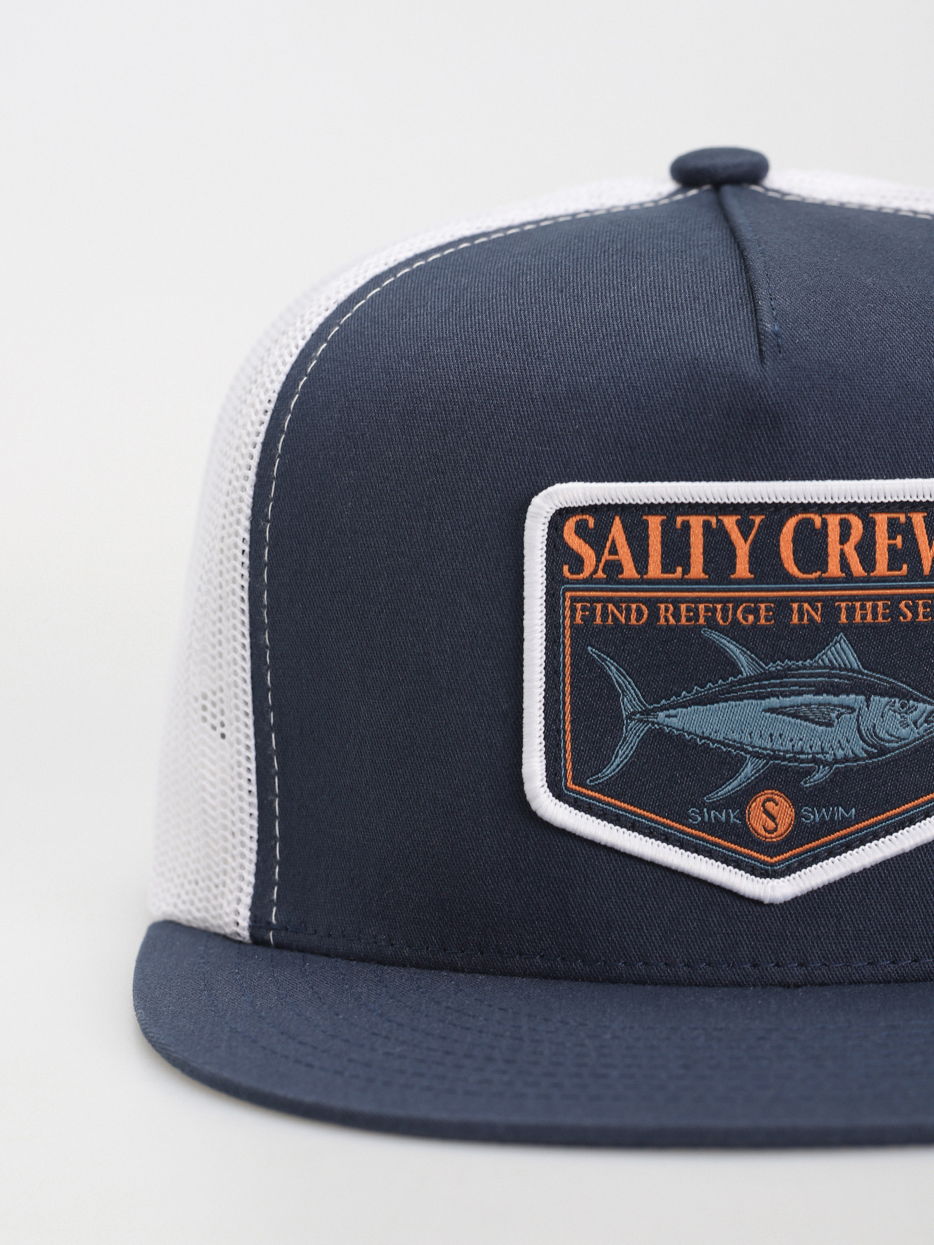 Czapka z daszkiem Salty Crew Angler Trucker (navy white)