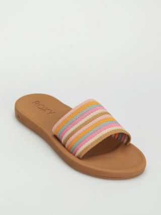 Klapki Roxy Beachie Breeze Wmn (tan/crazy pink)