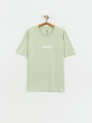T-shirt OBEY Lower Case 2 (cucumber)