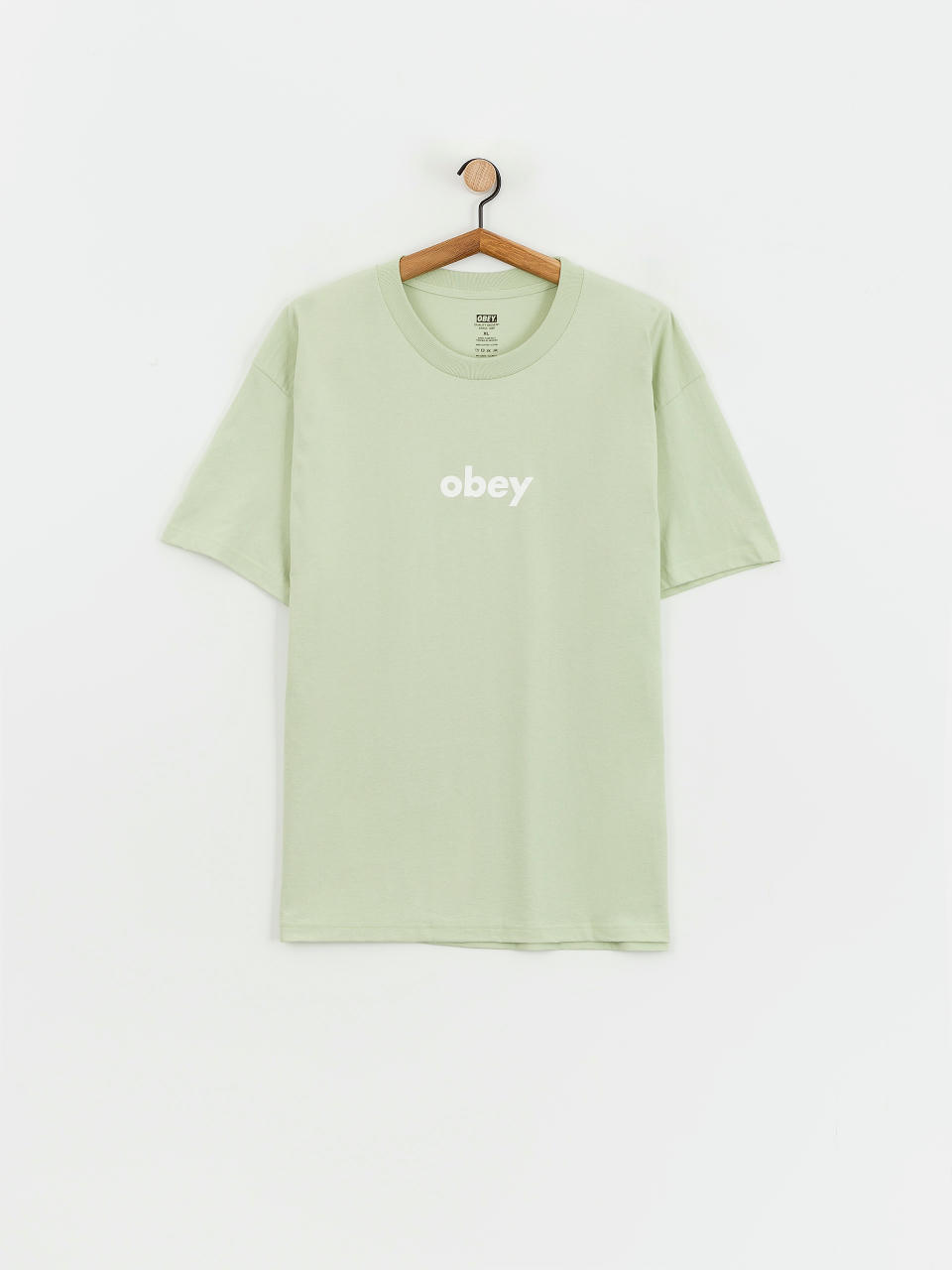 T-shirt OBEY Lower Case 2 (cucumber)