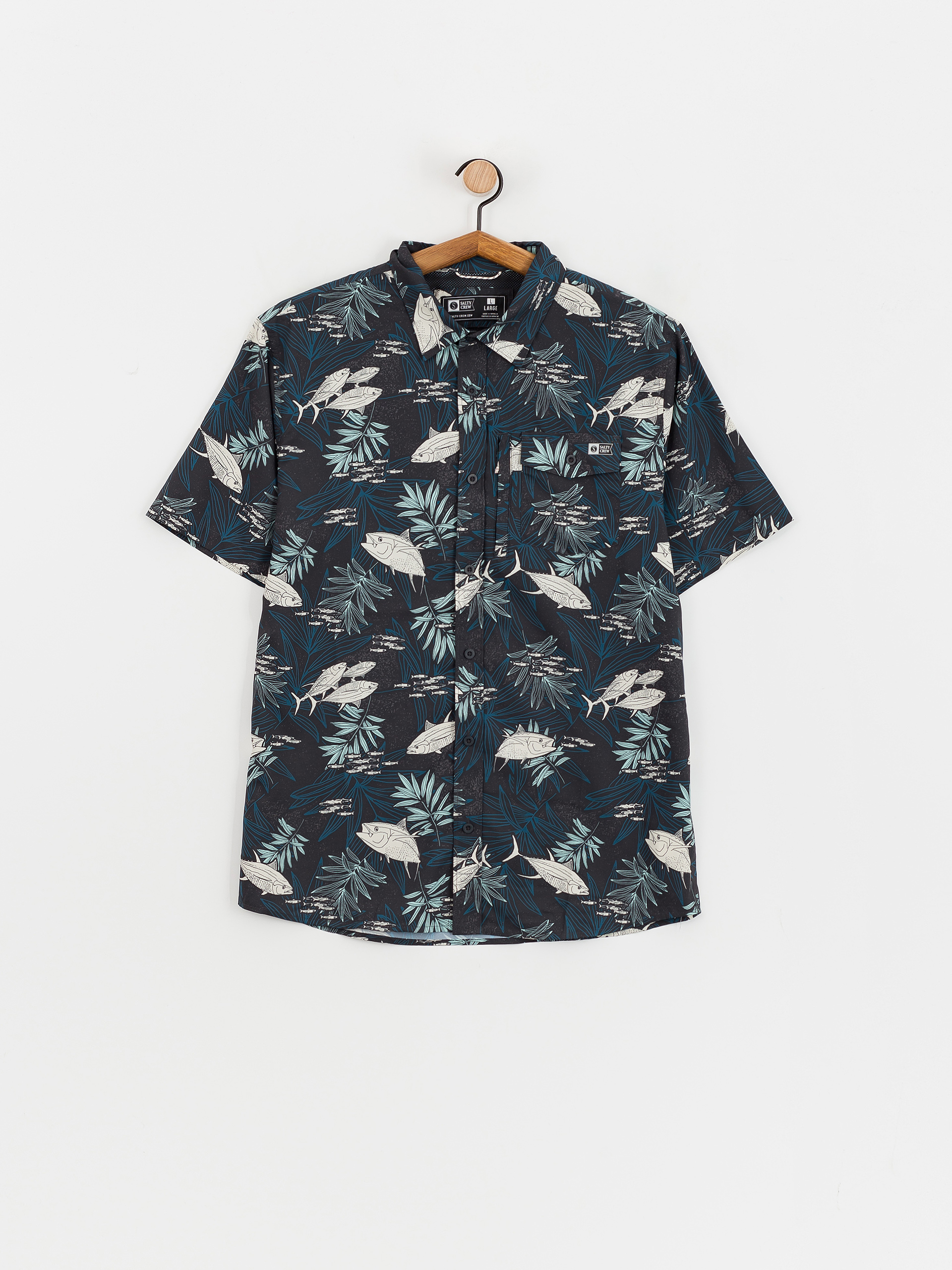 Koszula Salty Crew Feeding Frenzy Uv (midnight)