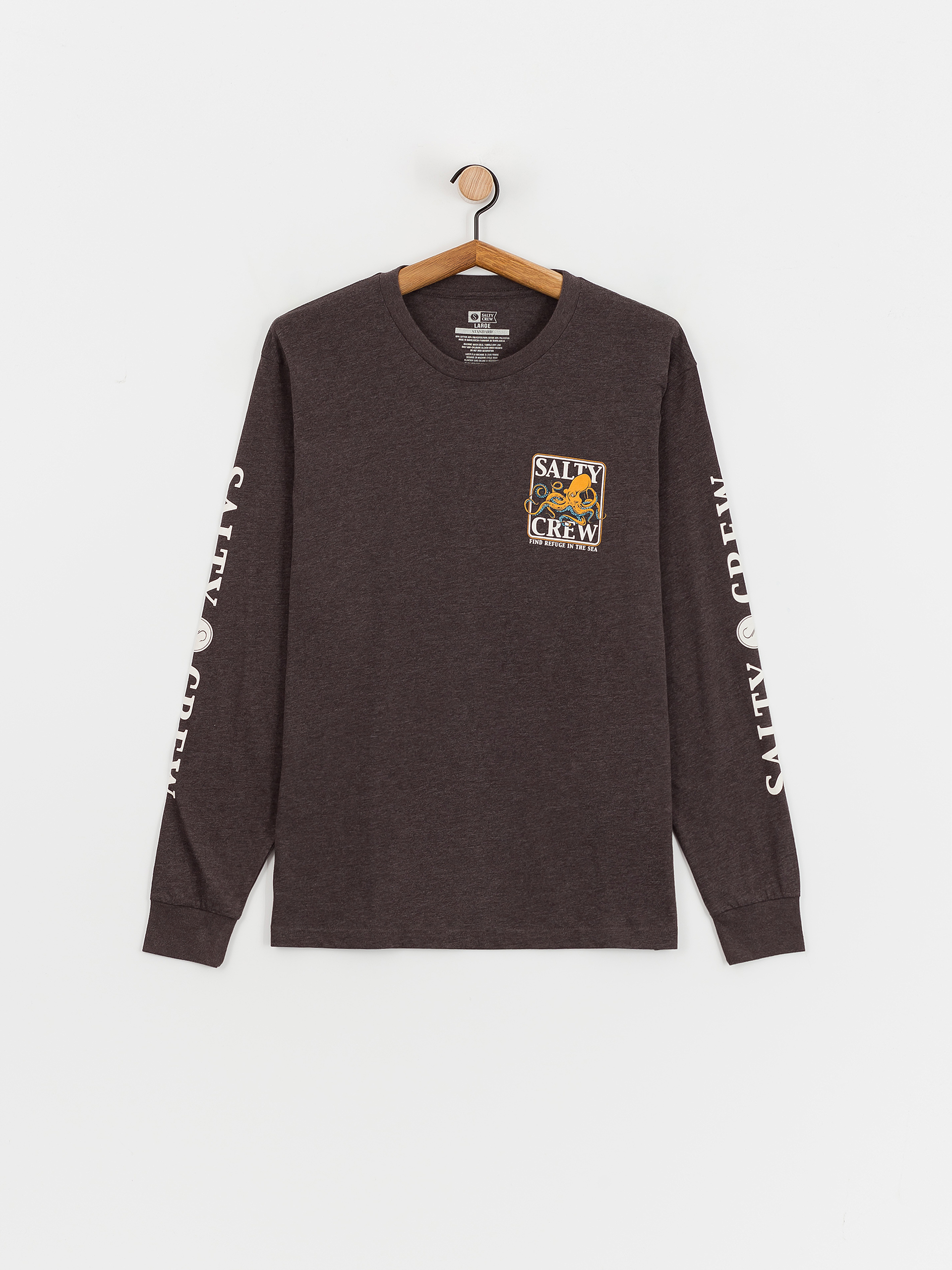 Longsleeve Salty Crew Ink Slinger Standard (charcoal heather)