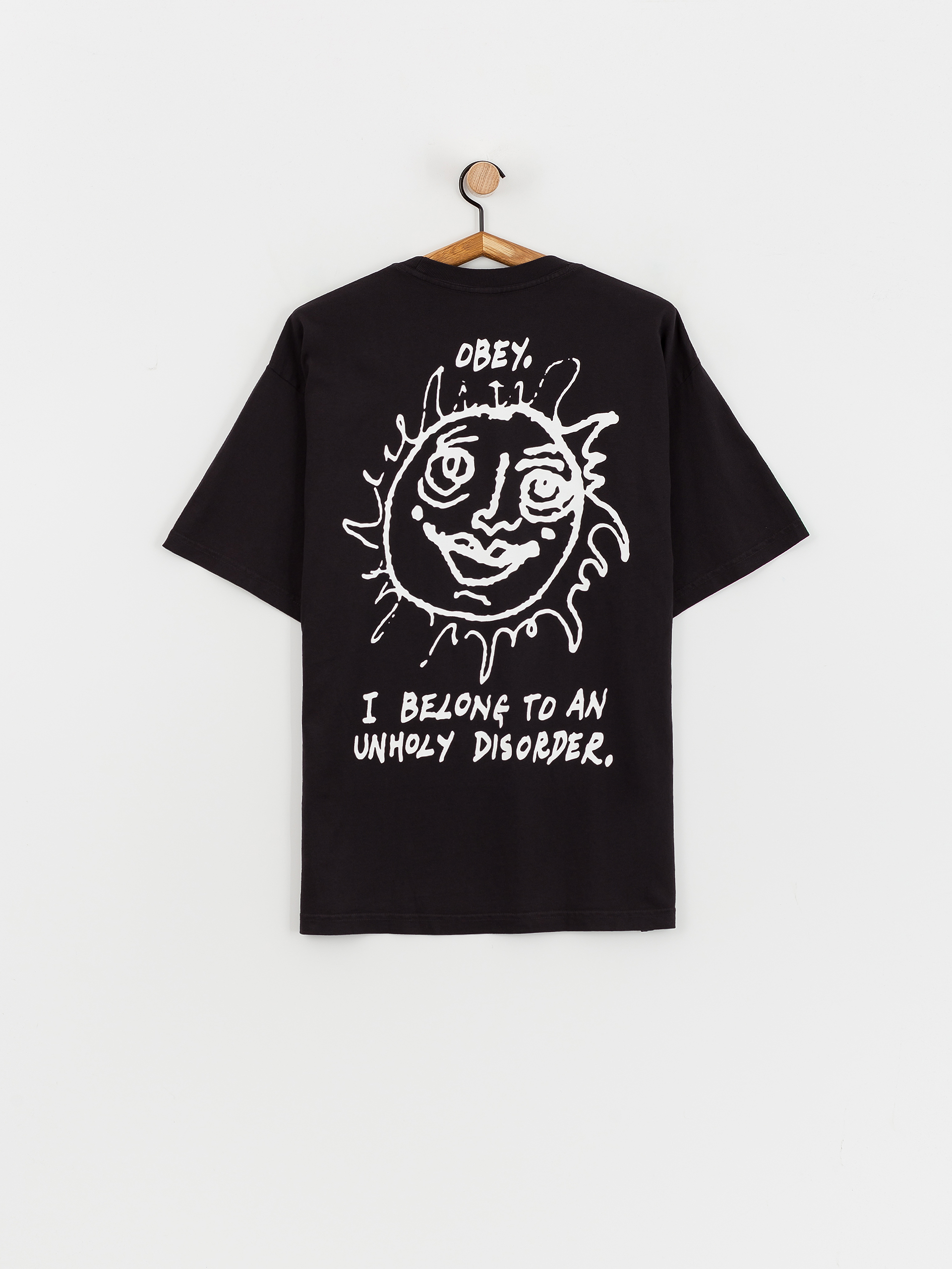 T-shirt OBEY Disorder (vintage black)