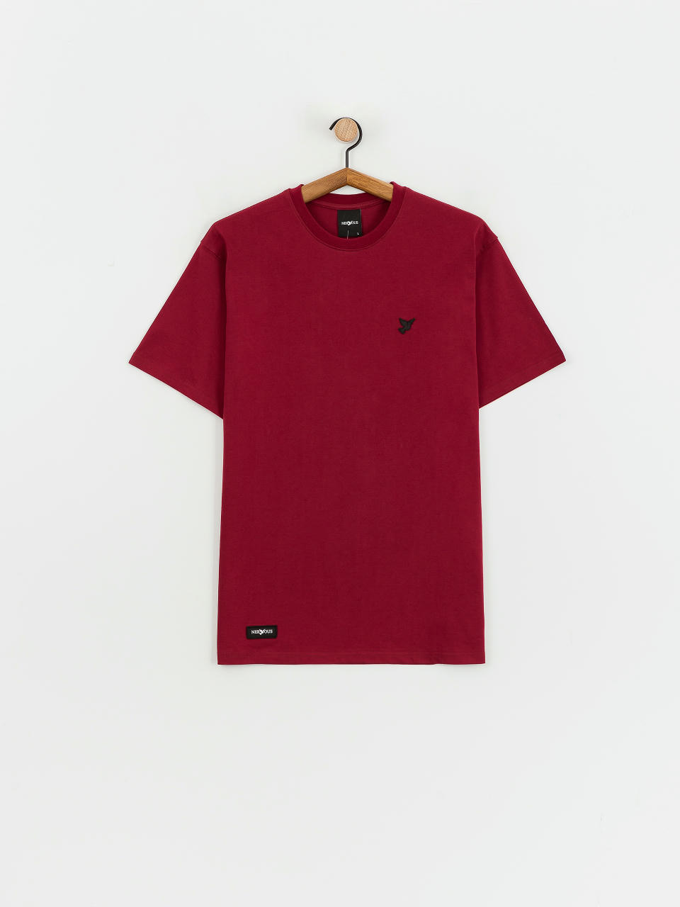 T-shirt Nervous Icon (maroon)