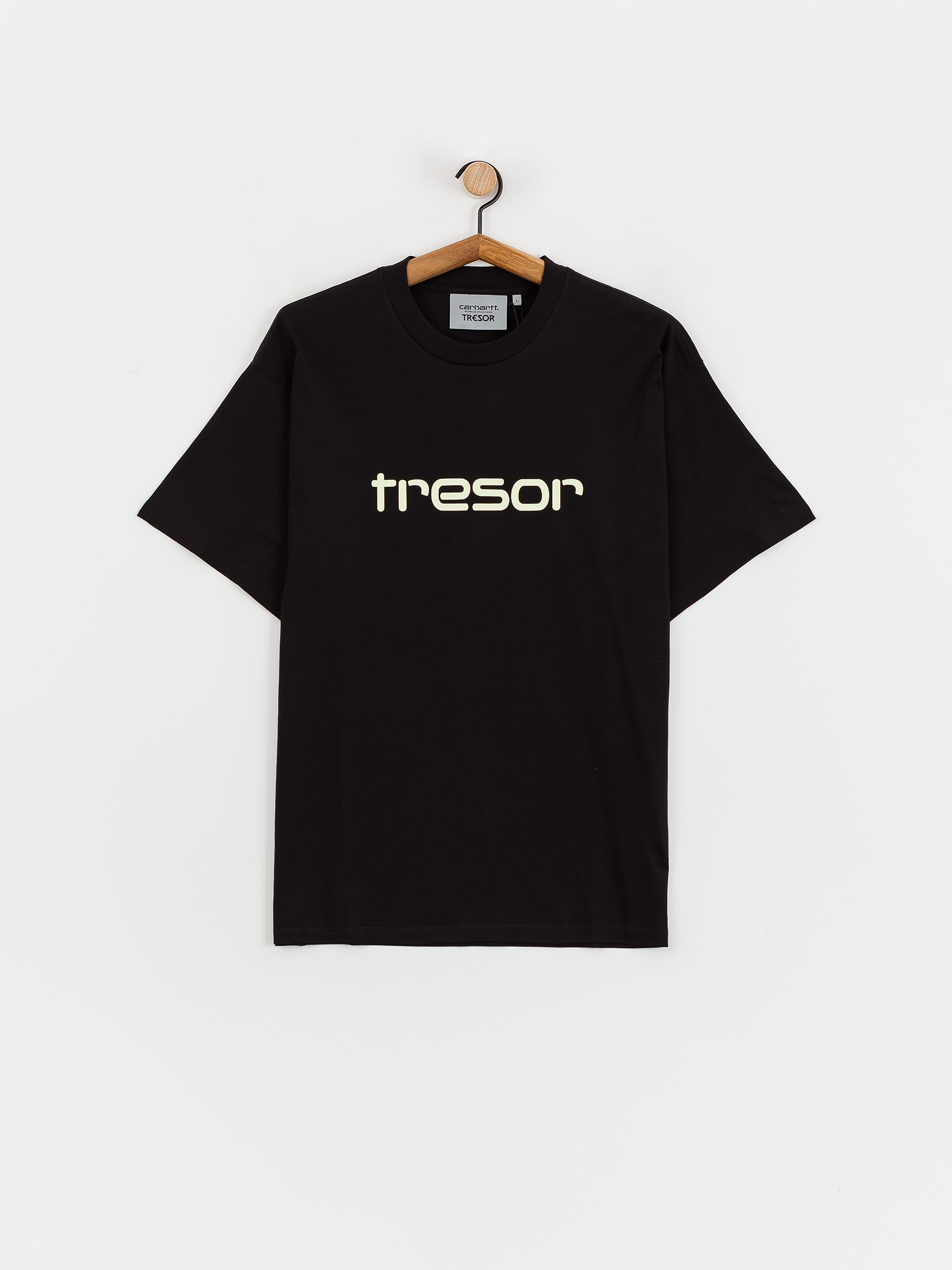 T-shirt Carhartt WIP X TRESOR Techno Alliance (black/glow green)