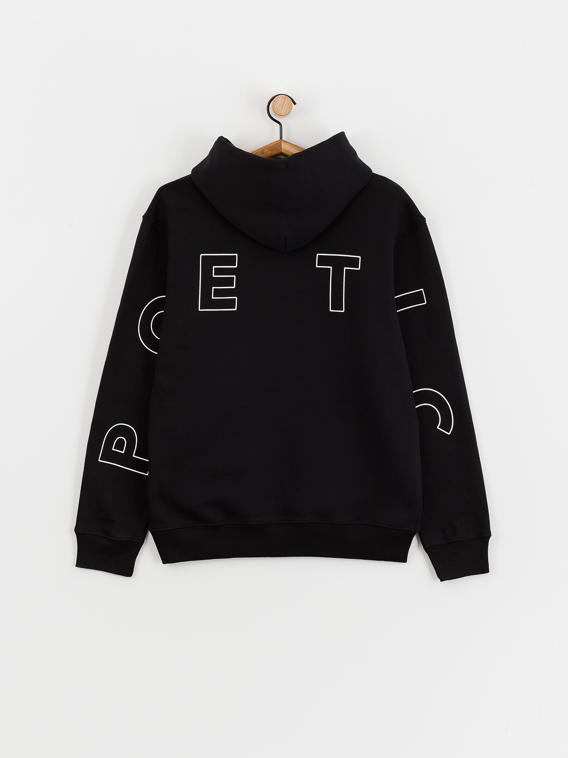 Bluza z kapturem Poetic Collective Big Back Text HD (black)