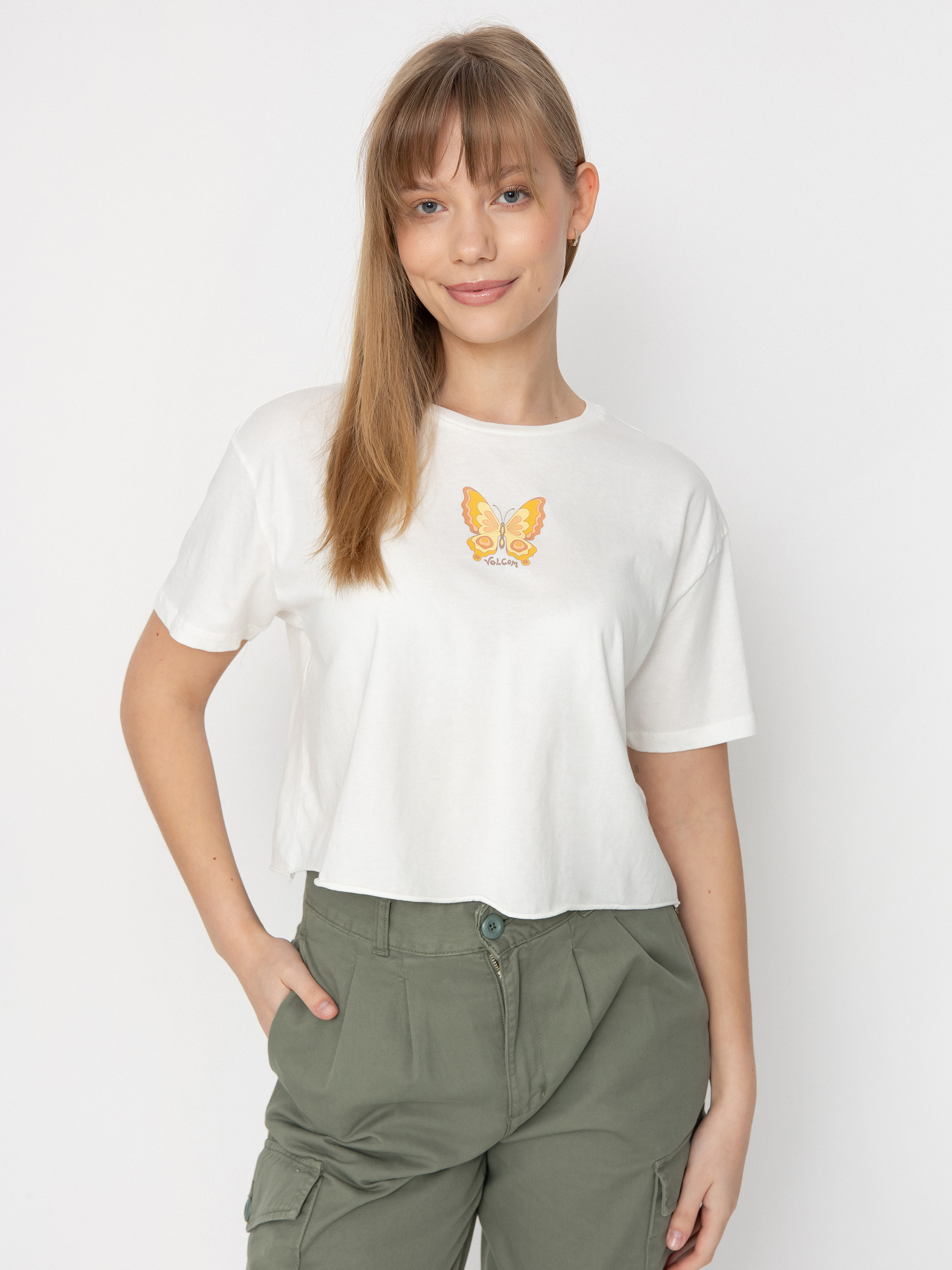 T-shirt Volcom Sun Keep Trim Wmn (star white)