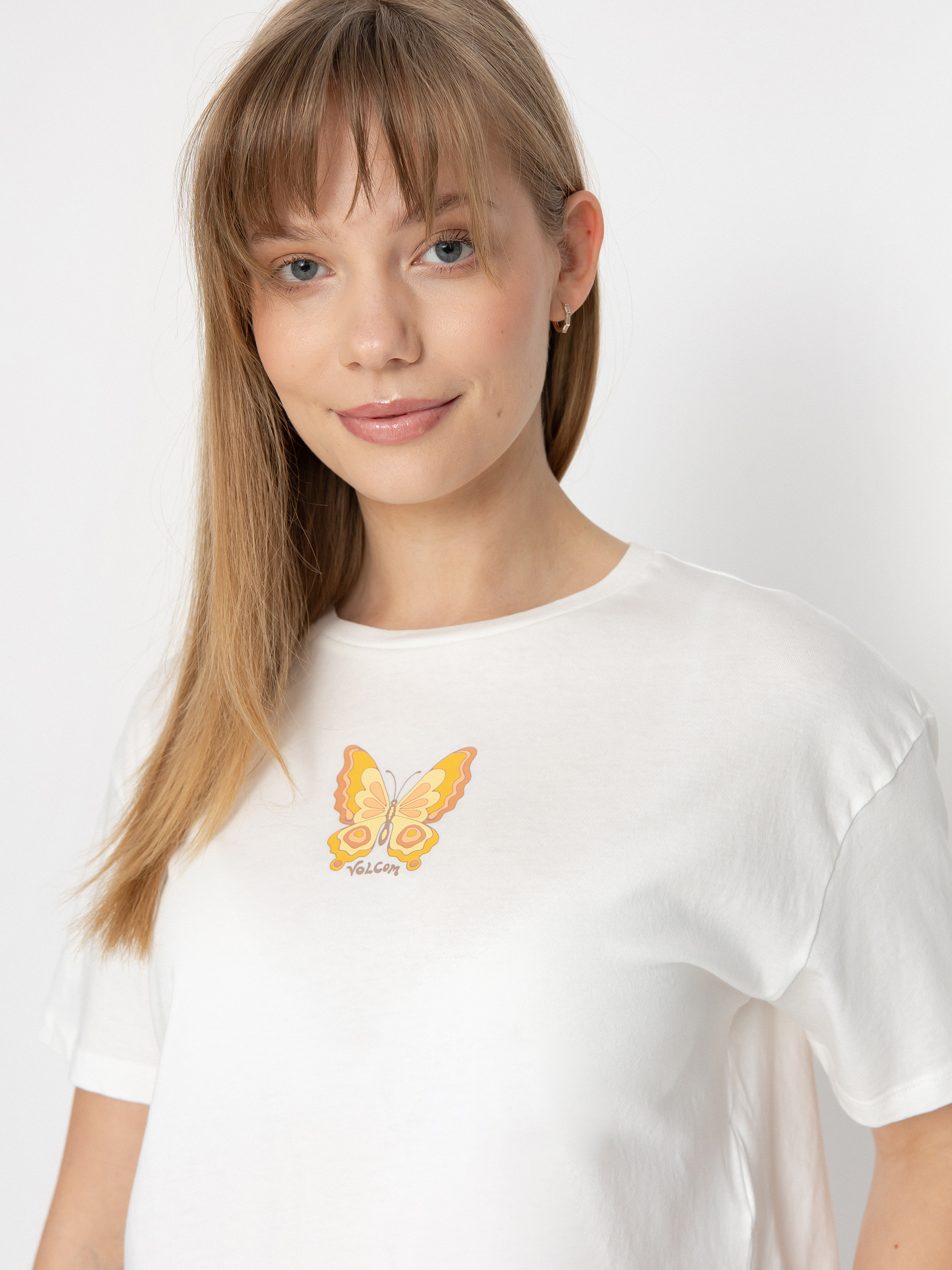 T-shirt Volcom Sun Keep Trim Wmn (star white)