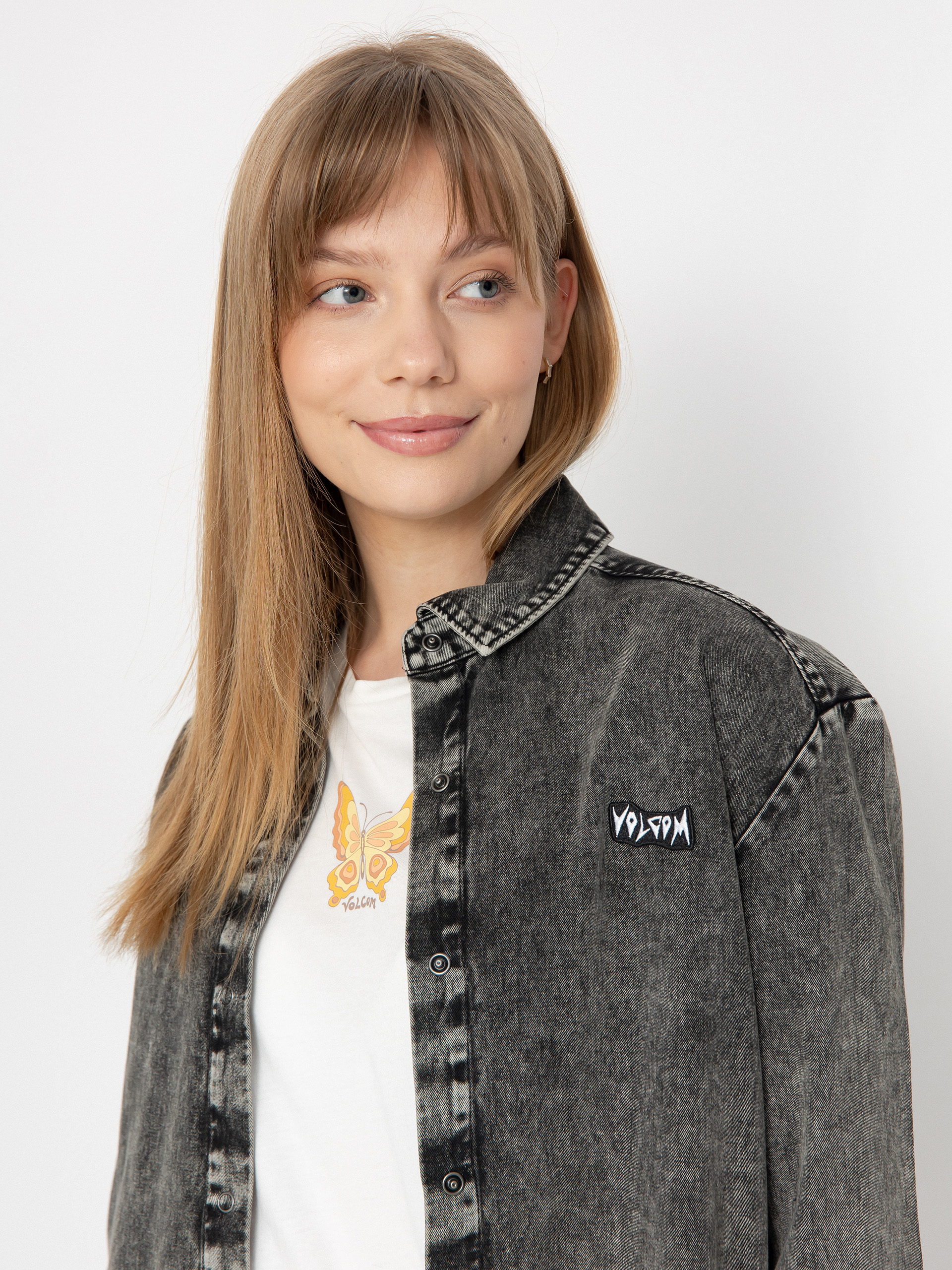 Longsleeve Volcom Asphalt Shirt Ls Wmn (black)