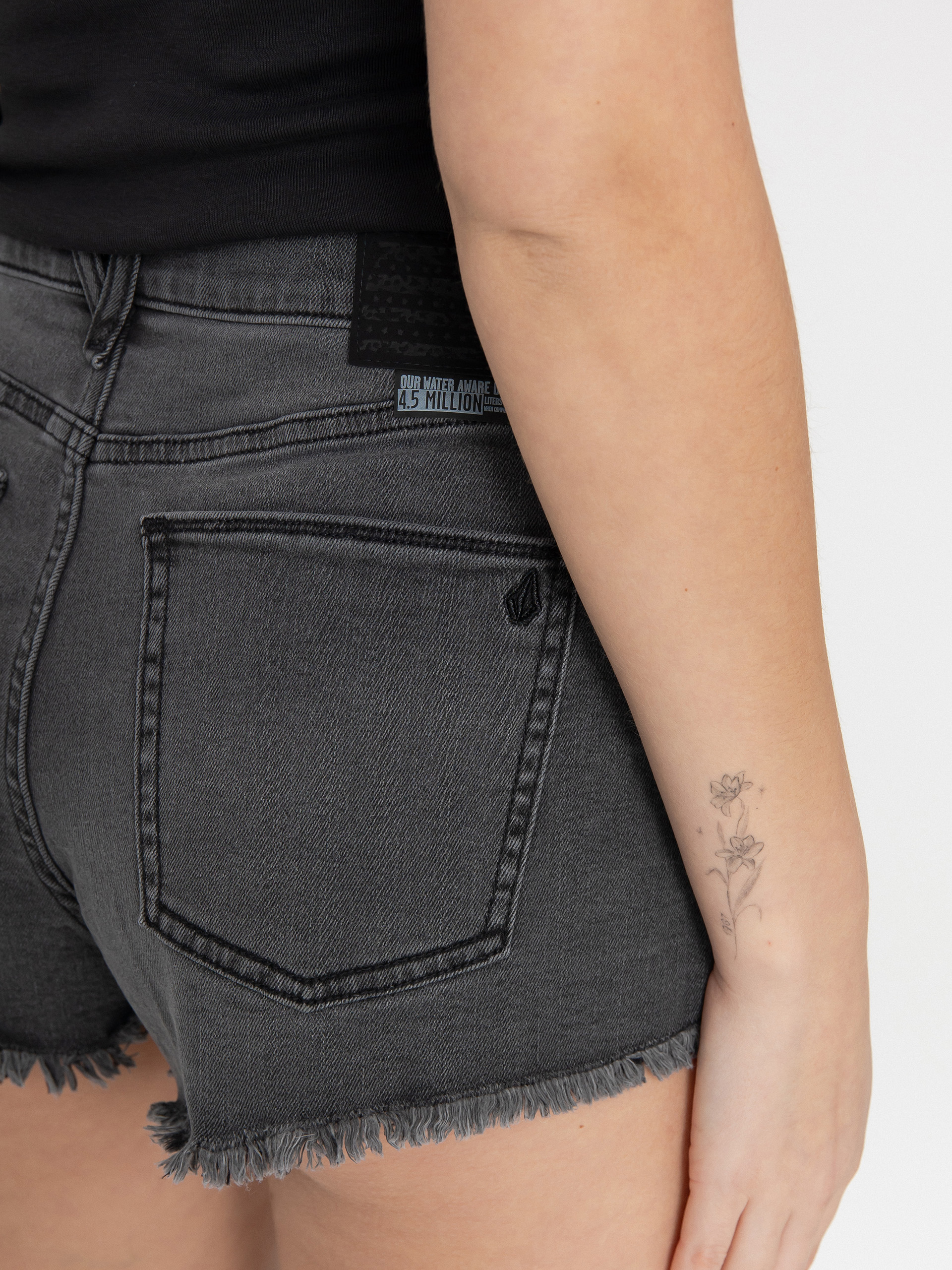 Szorty Volcom 1991 Stoned Wmn (vintage black)