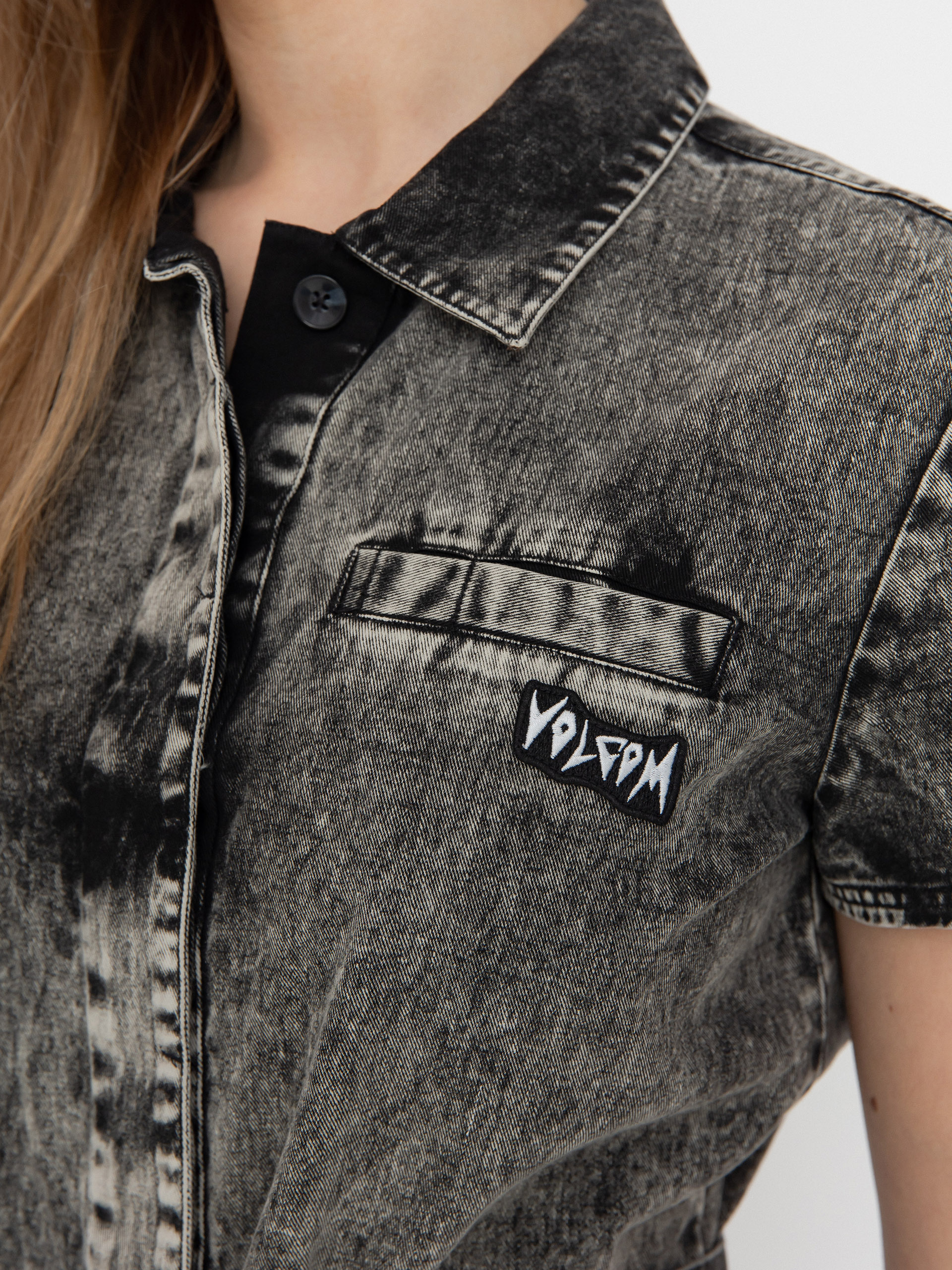 Damski Kombinezon Volcom Asphalt Romper (black)