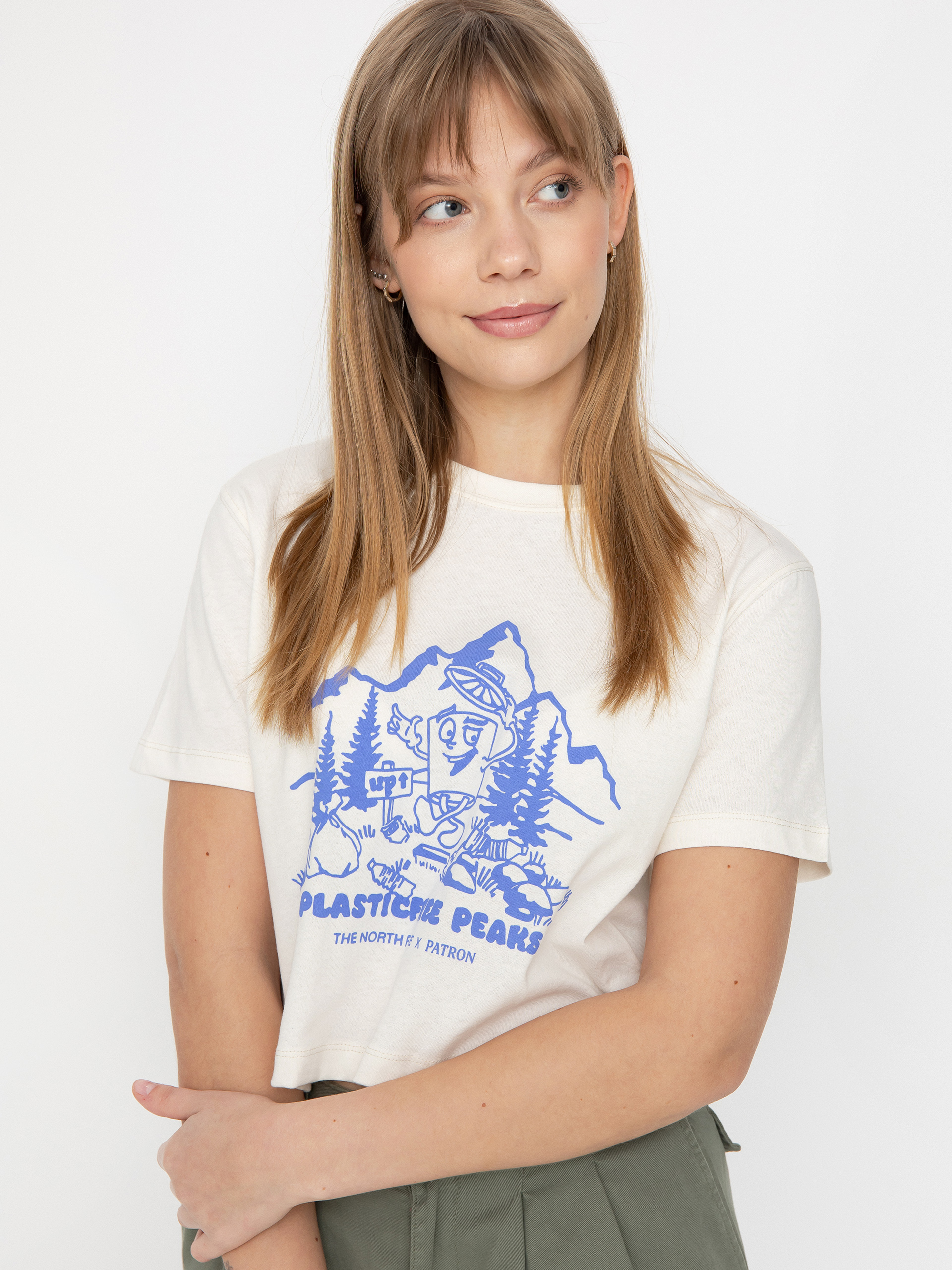 T-shirt The North Face Nature Wmn (white dune)