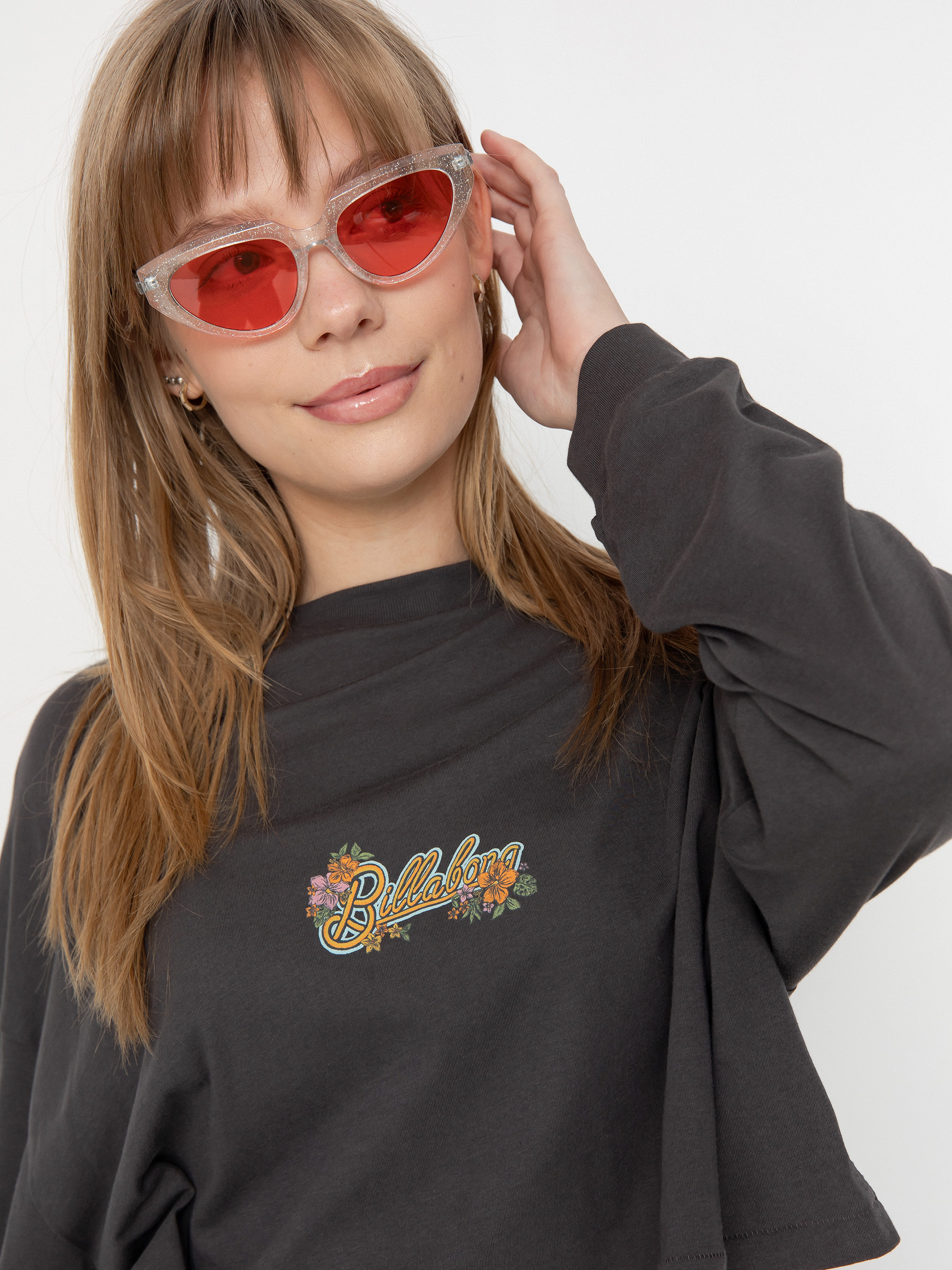 Longsleeve Billabong Beach Boyfriend Crop Wmn (black sands)