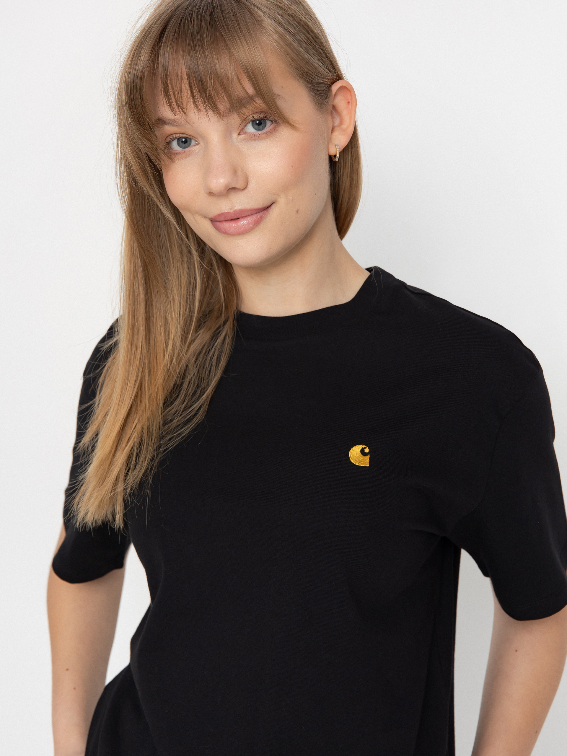 T-shirt Carhartt WIP Chase Wmn (black/gold)