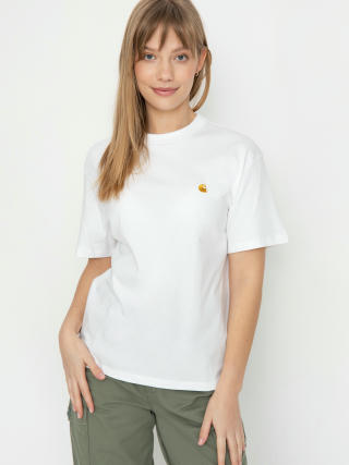 T-shirt Carhartt WIP Chase Wmn (white/gold)